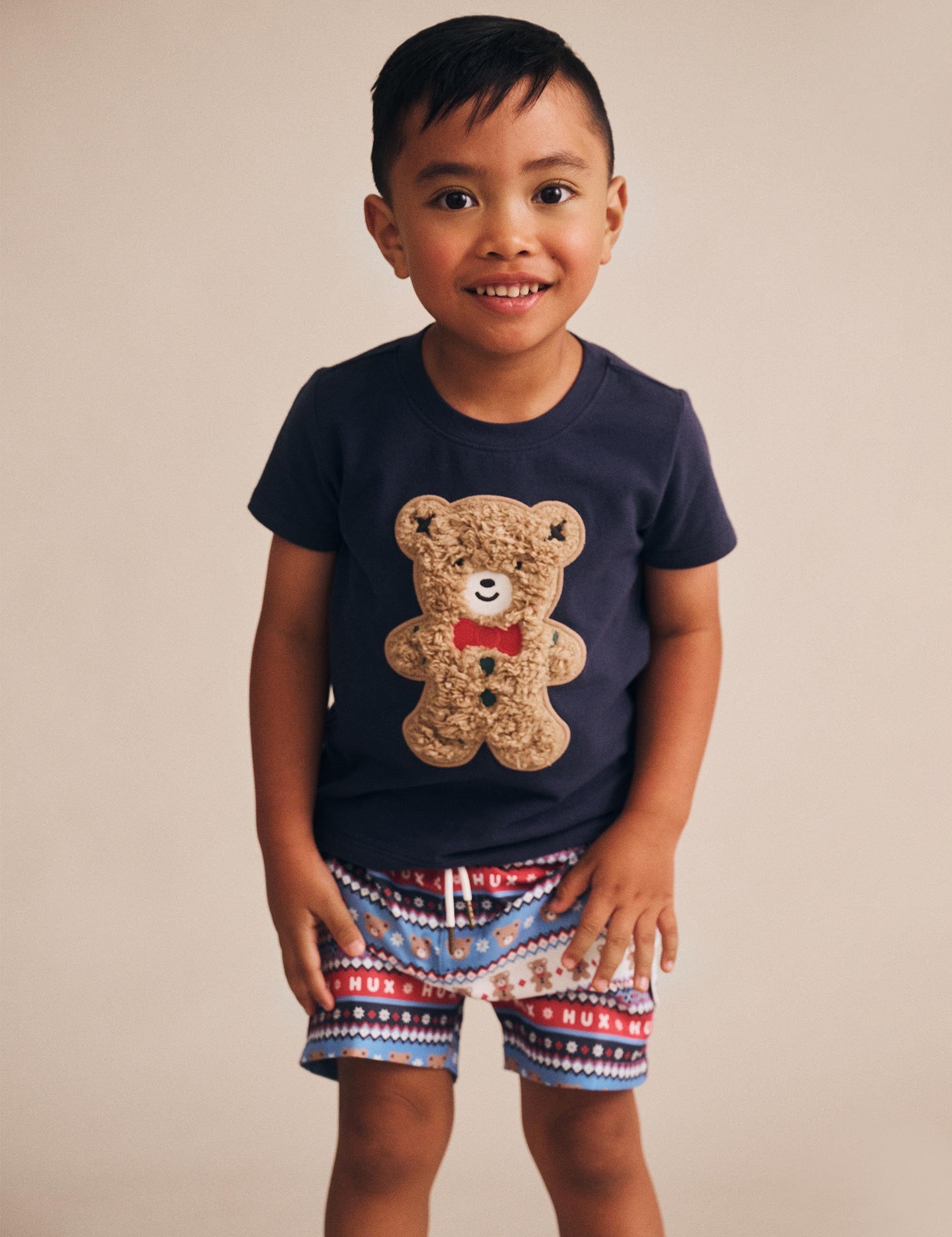 Festive Huxbear Swim Shorts SHORT Huxbaby