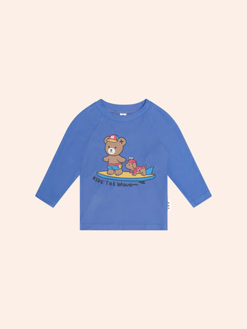 Vacay Surf Hux Rashie SWIMWEAR Huxbaby Shopify