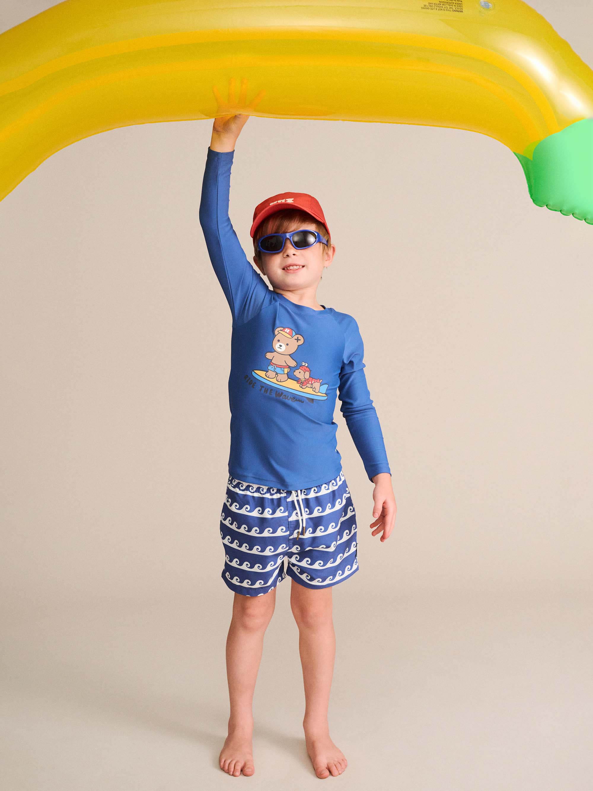 Wave Boardshort SWIMWEAR Huxbaby Shopify