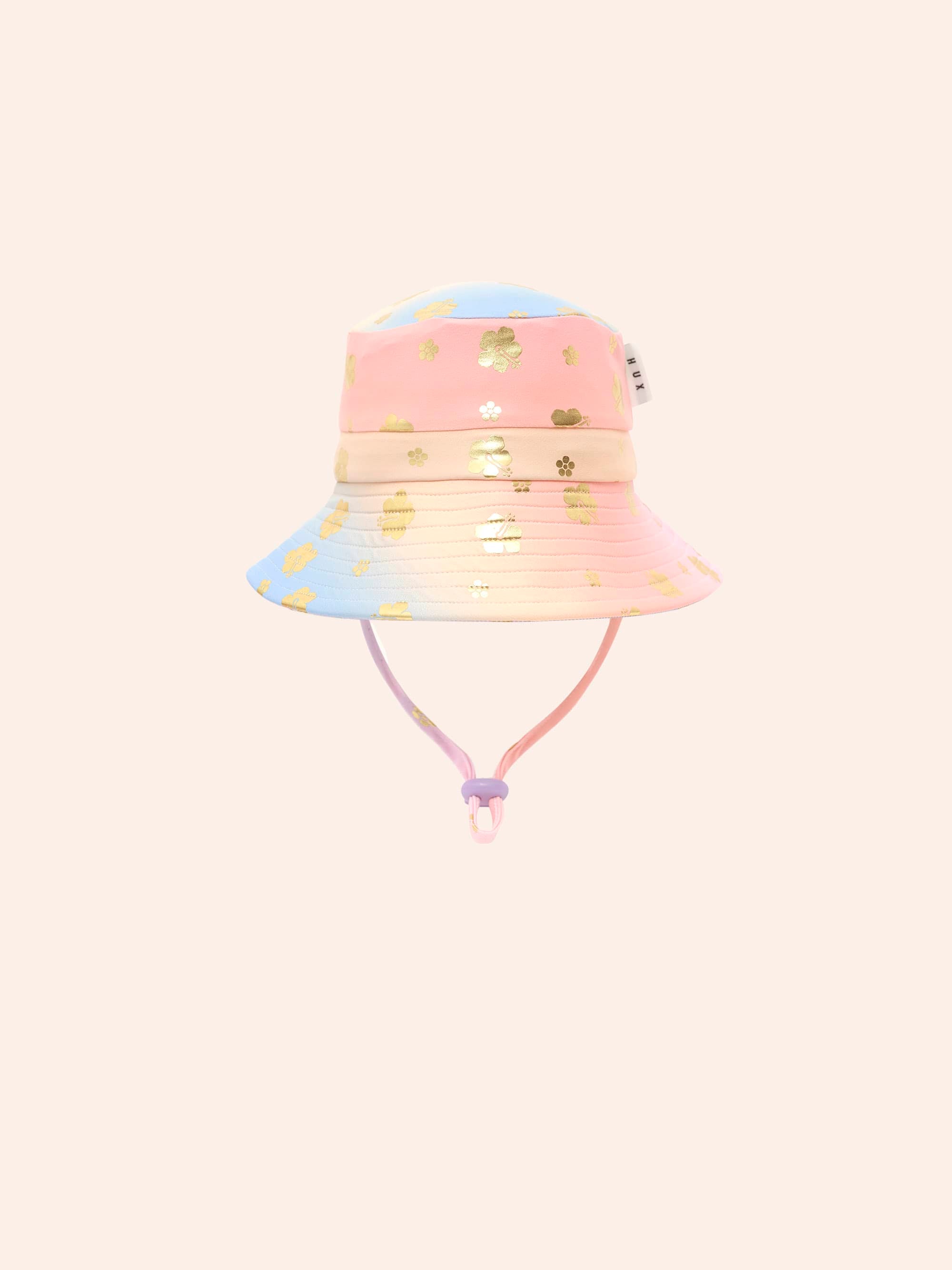 Tropical Foil Floral Ombre Swimhat SWIMWEAR Huxbaby Shopify