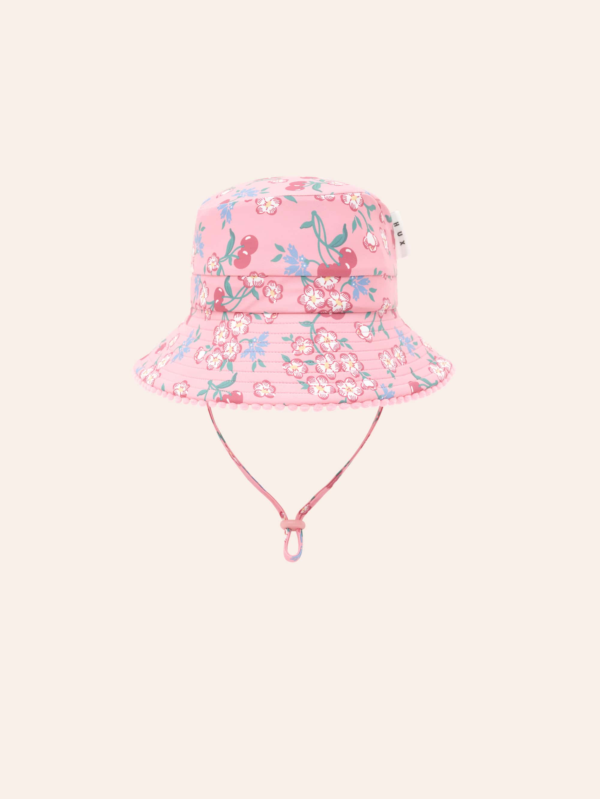 Tropical Cherry Floral Swimhat SWIMWEAR Huxbaby Shopify