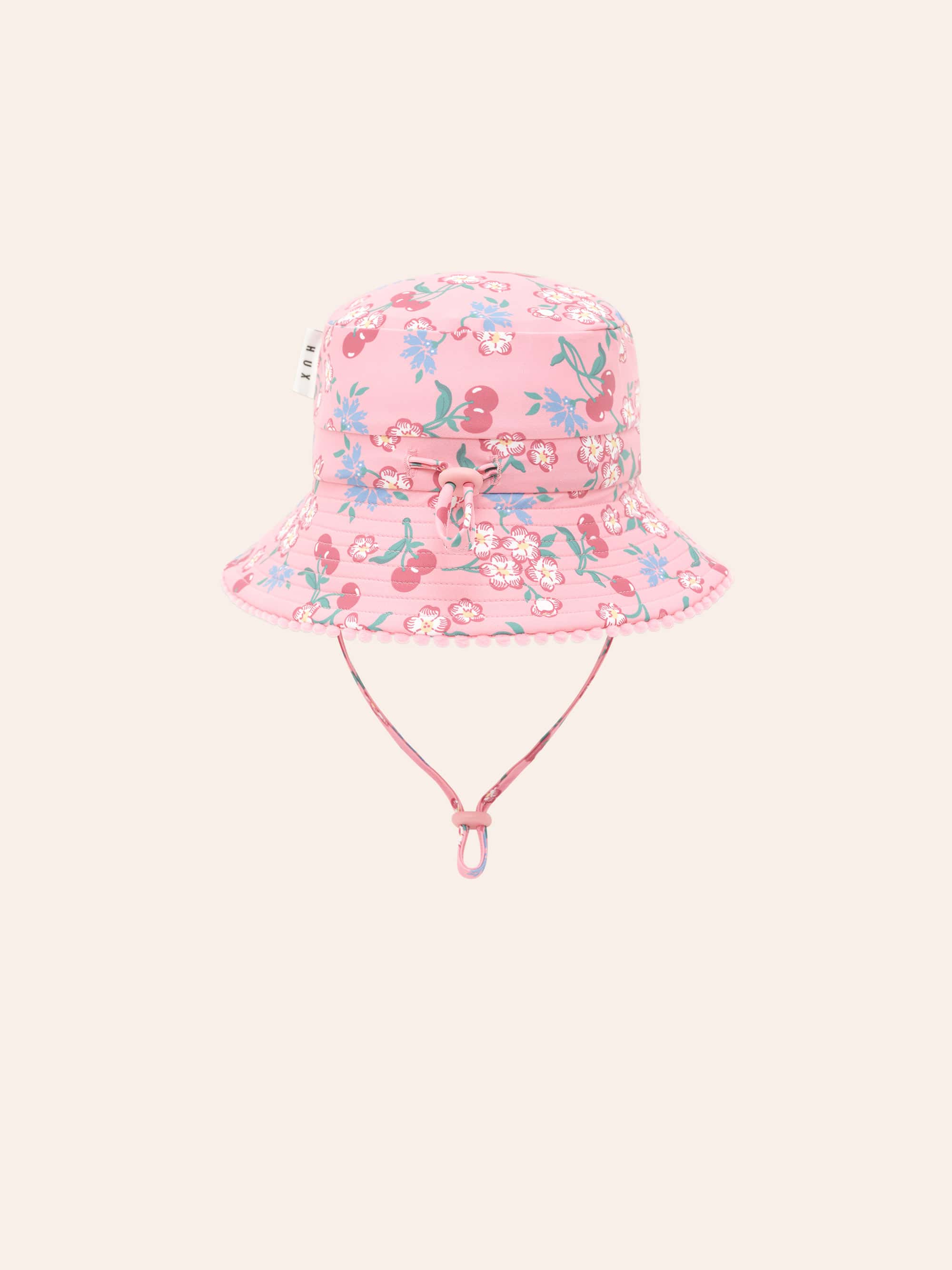 Tropical Cherry Floral Swimhat SWIMWEAR Huxbaby Shopify