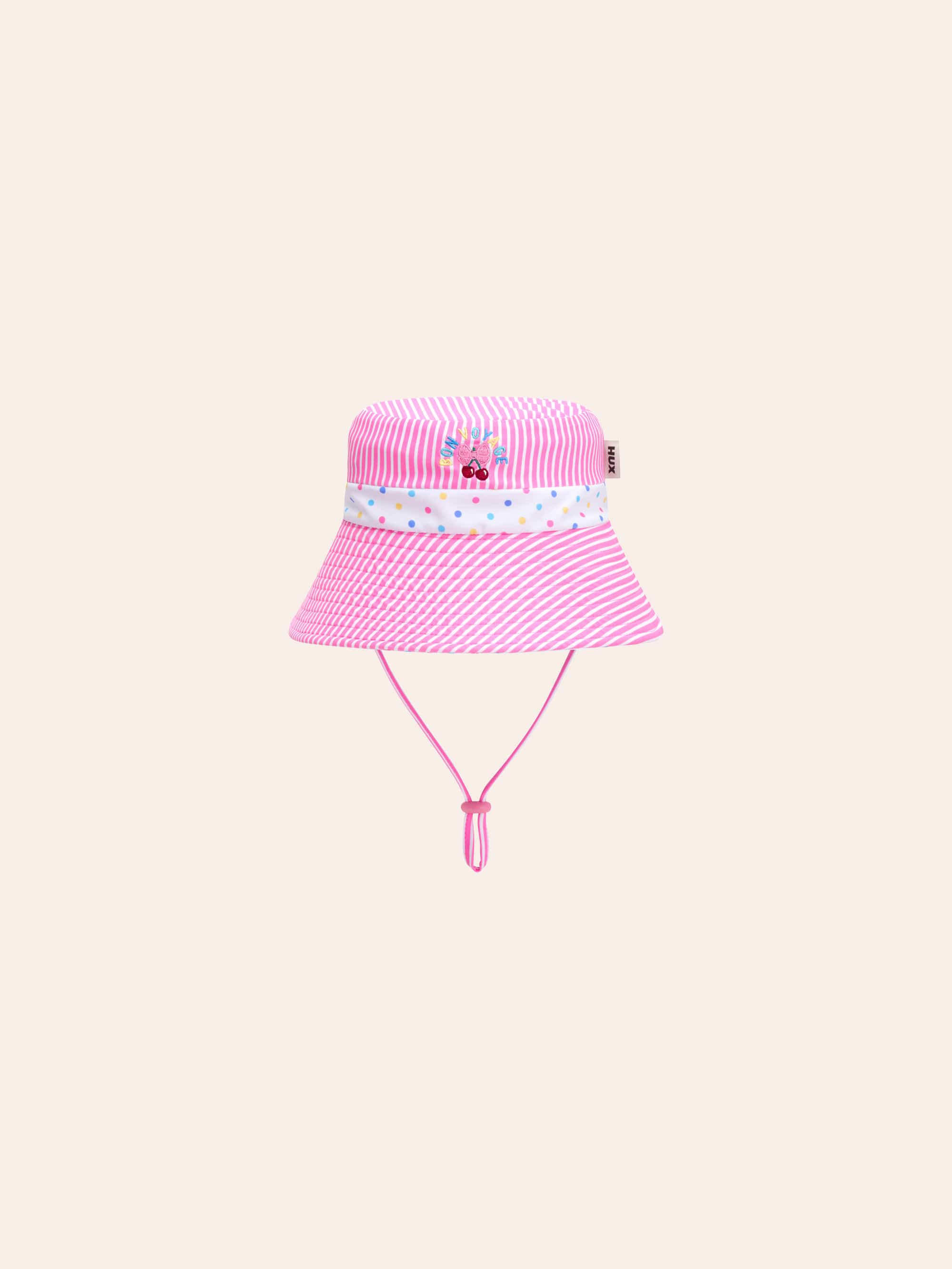 Bon Voyage Reversible Swim Hat SWIMWEAR Huxbaby Shopify