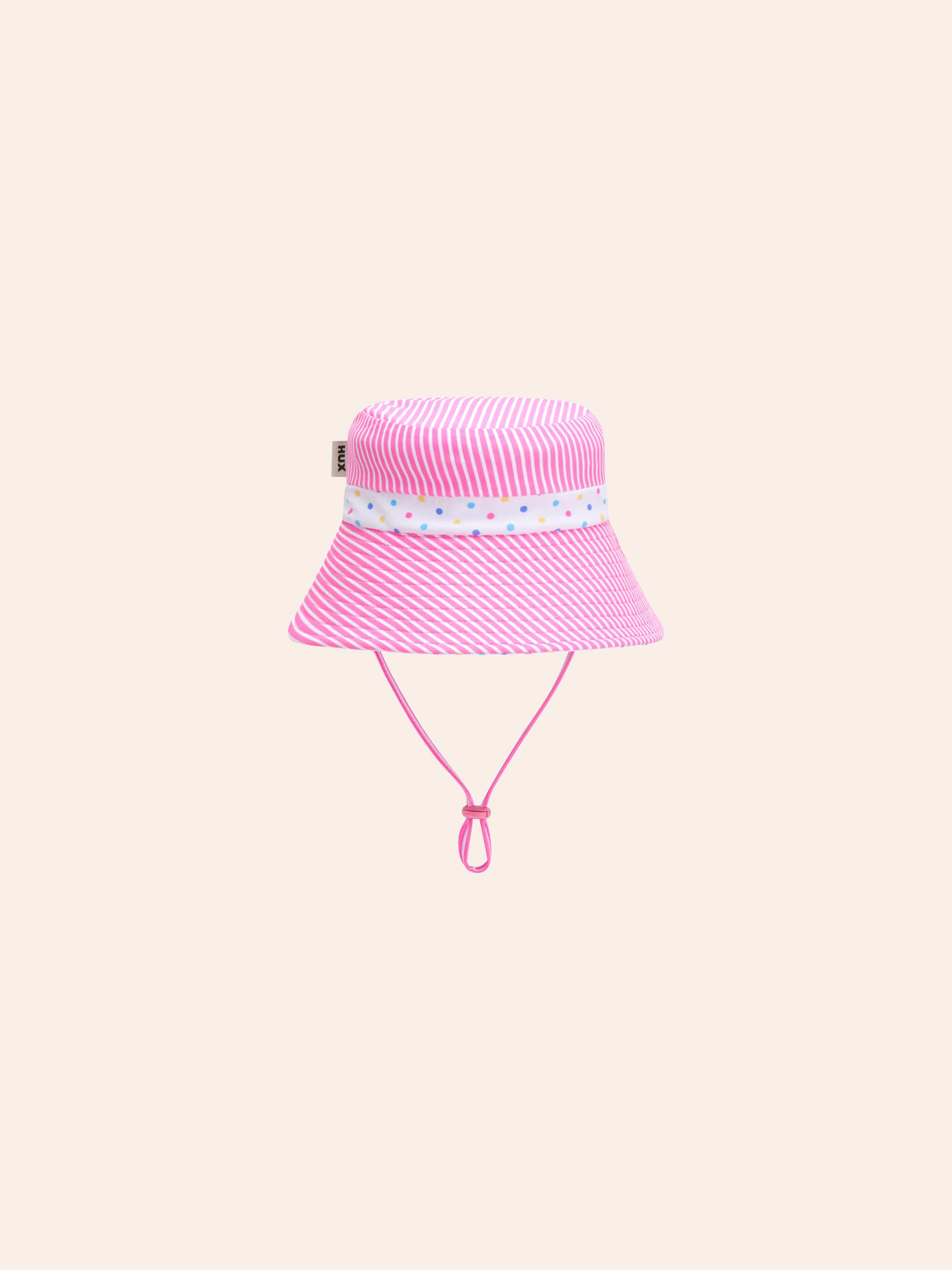Bon Voyage Reversible Swim Hat SWIMWEAR Huxbaby Shopify