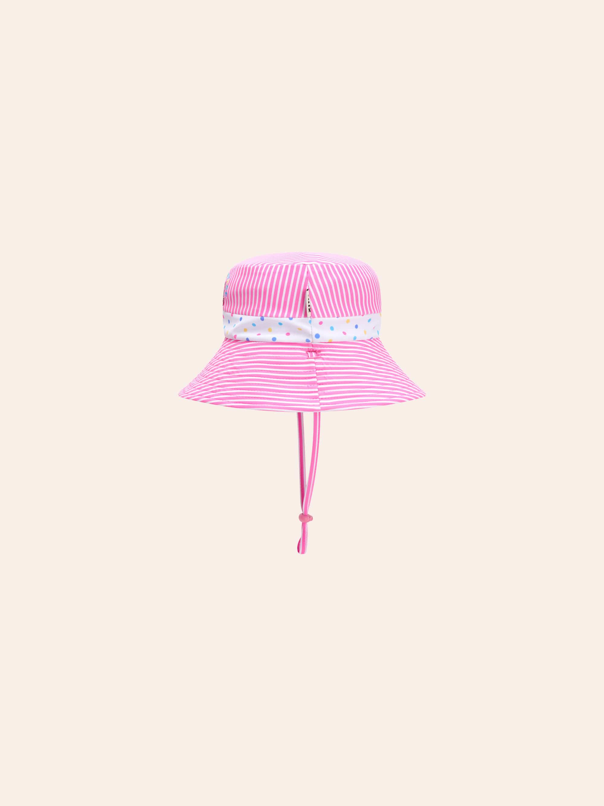 Bon Voyage Reversible Swim Hat SWIMWEAR Huxbaby Shopify