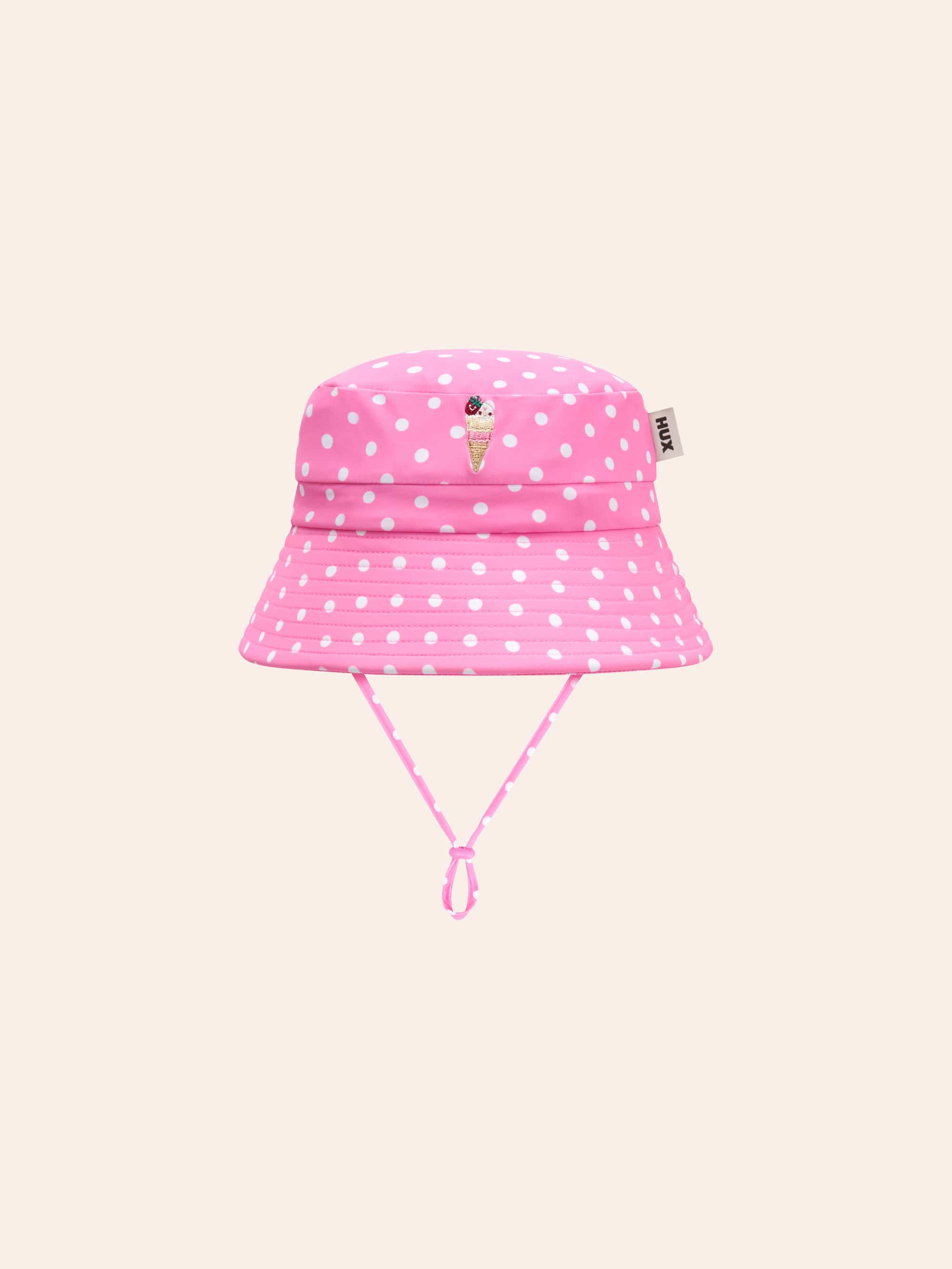 Polka Dot Ice Cream Swimhat SWIMWEAR Huxbaby Shopify