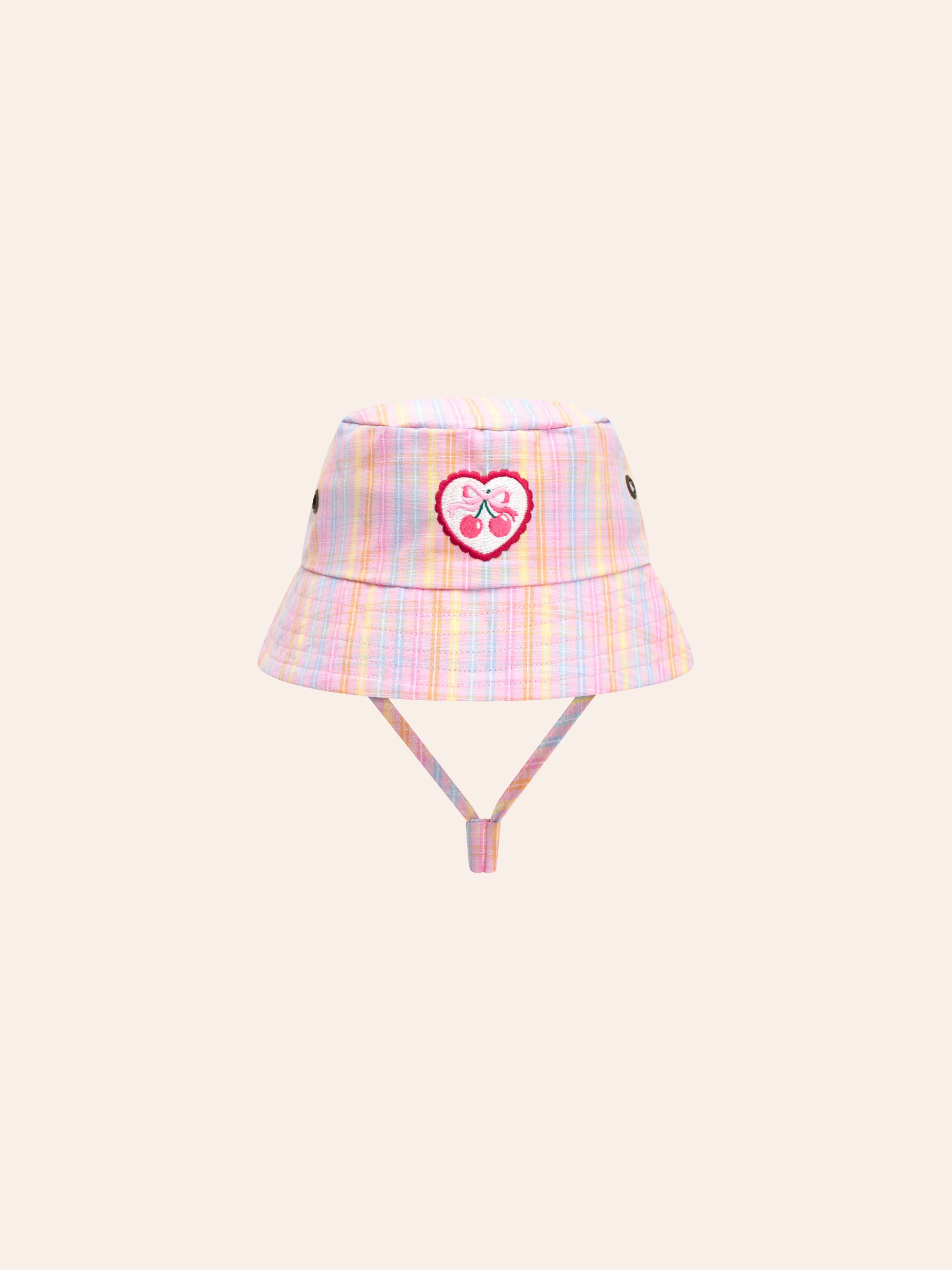 Seaside Rainbow Stripe Bucket Hat ACCESSORIES Huxbaby Shopify