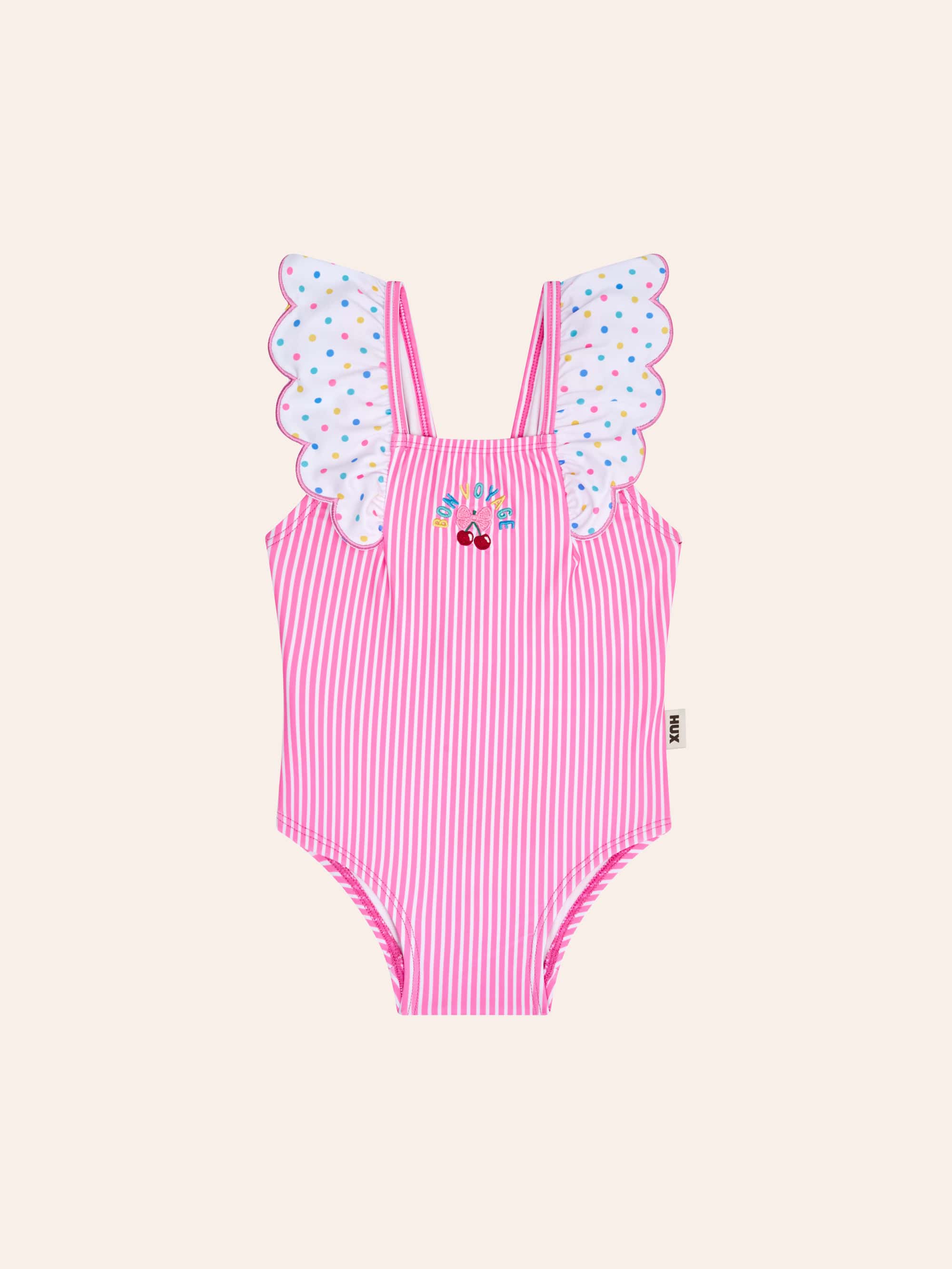 Bon Voyage S/Less Frill Swimsuit SWIMWEAR Huxbaby Shopify