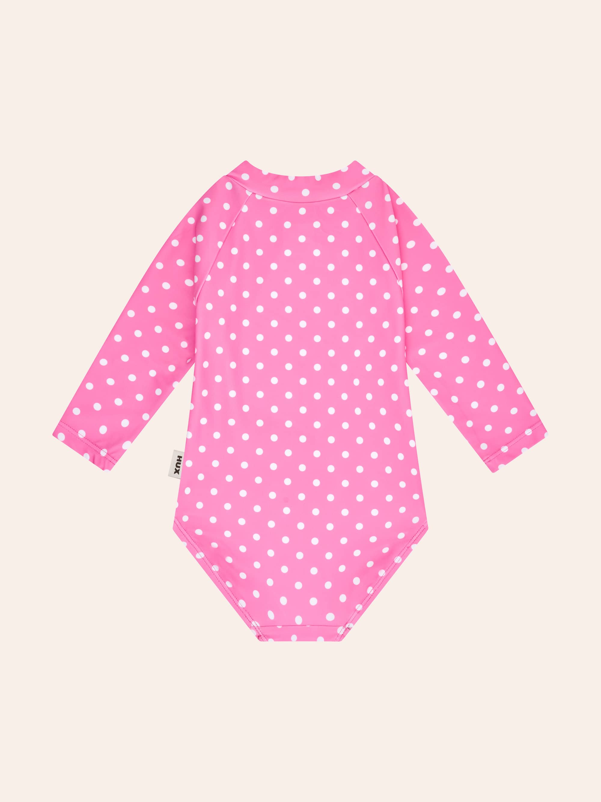 Polka Dot Ice Cream Raglan Swimsuit SWIMWEAR Huxbaby Shopify