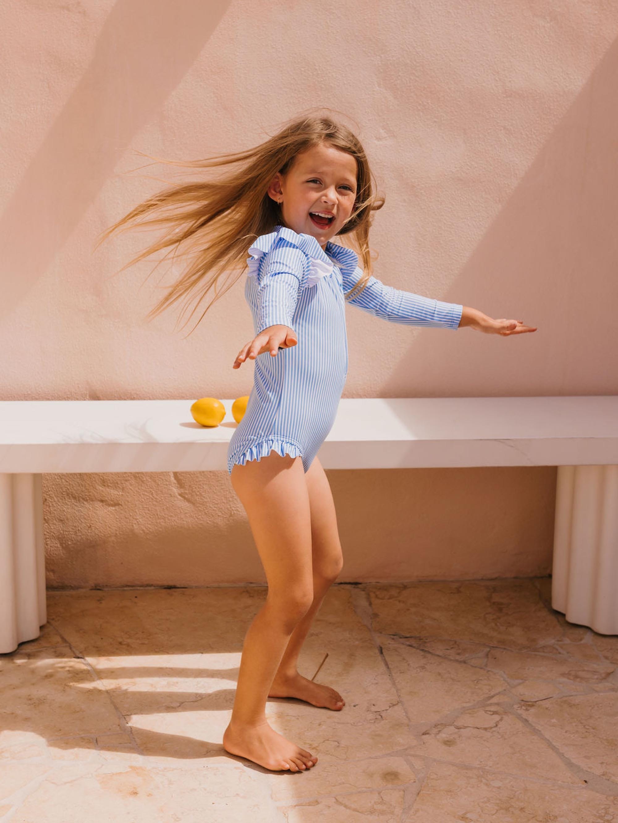 Limonata Frill Swimsuit SWIMWEAR Huxbaby Shopify