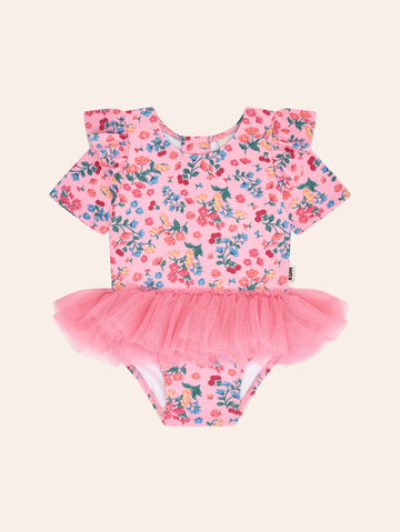 Fruity Floral Tulle Swimsuit SWIMWEAR Huxbaby Shopify