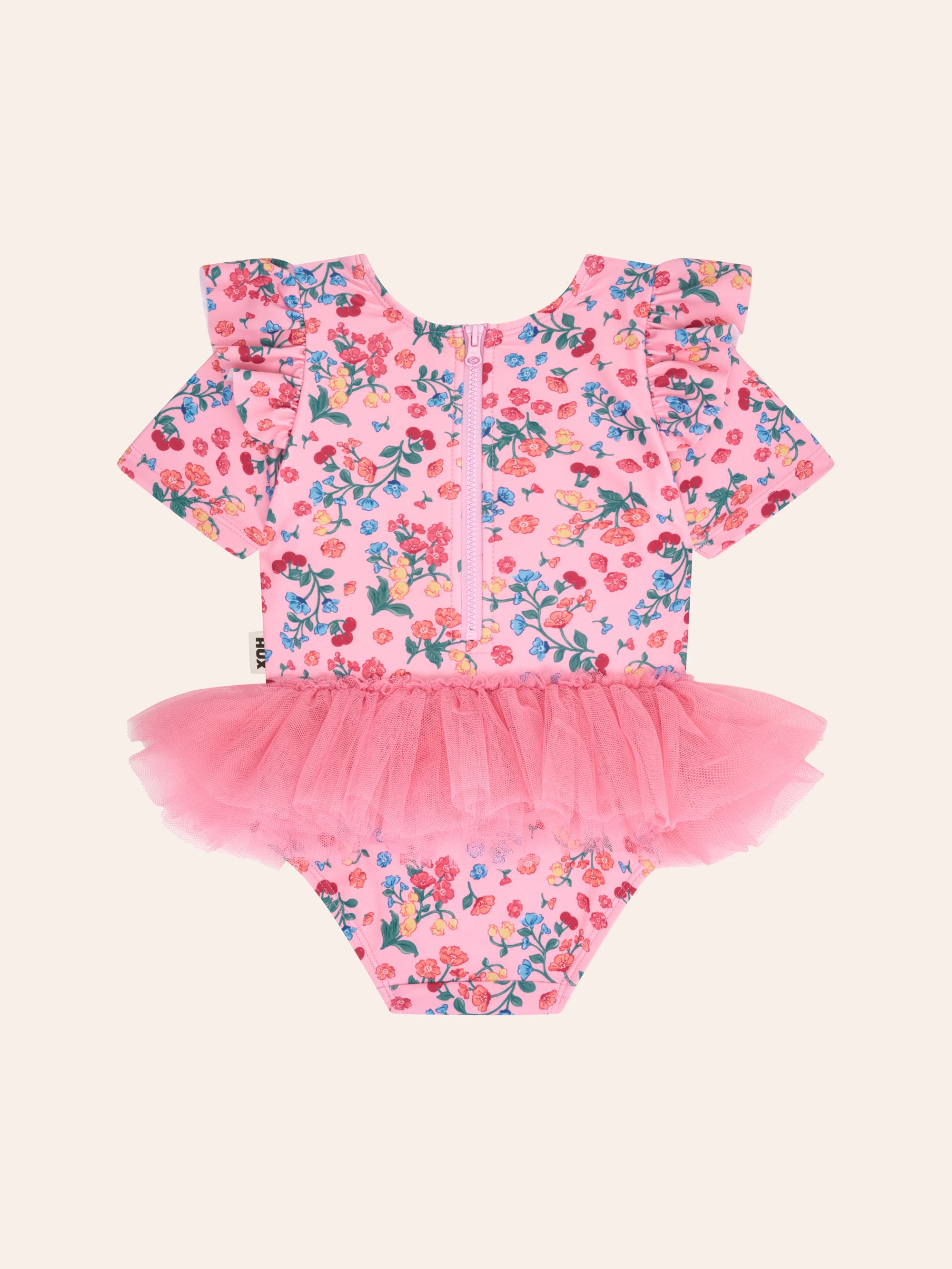 Fruity Floral Tulle Swimsuit SWIMWEAR Huxbaby Shopify