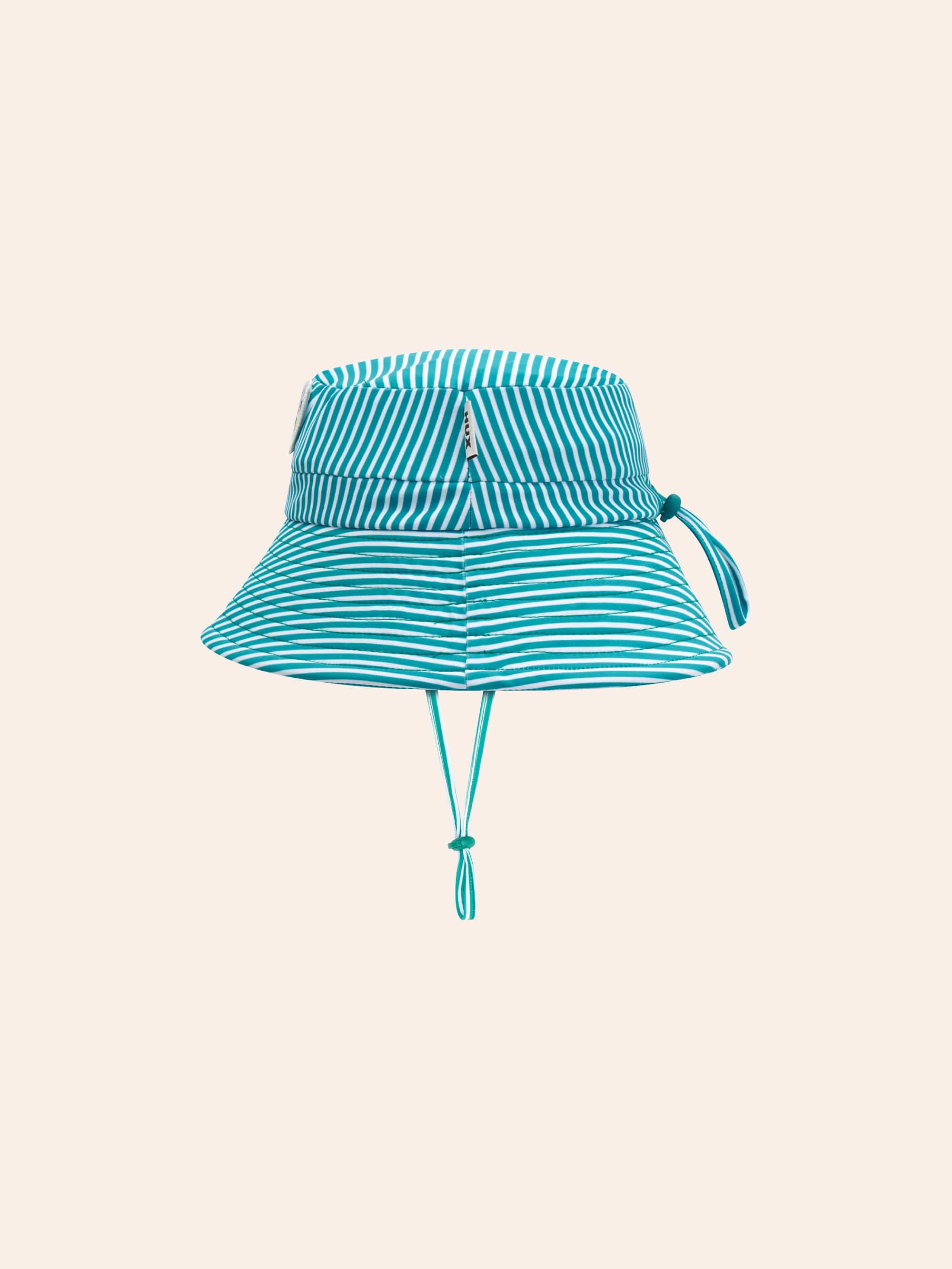 Beach Club Pineapple Stripe Swim Hat SWIMWEAR Huxbaby Shopify