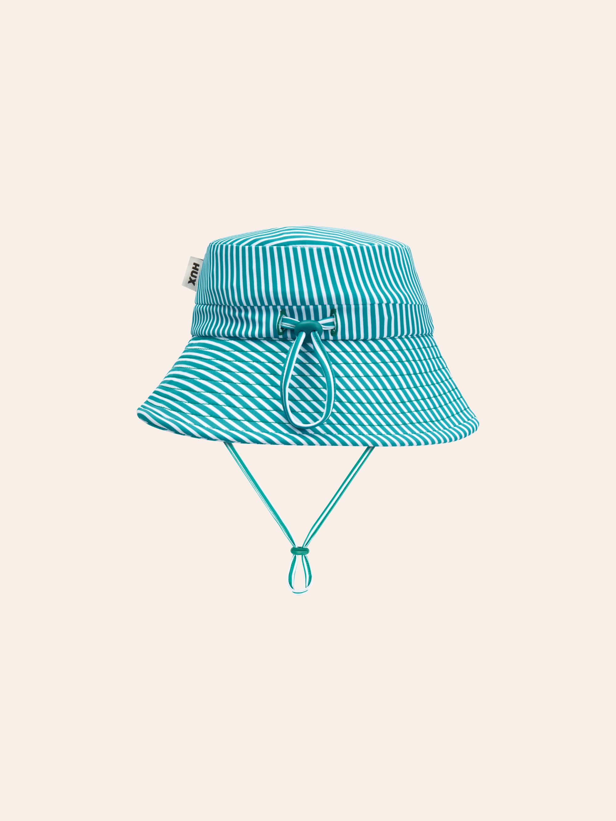 Beach Club Pineapple Stripe Swim Hat SWIMWEAR Huxbaby Shopify
