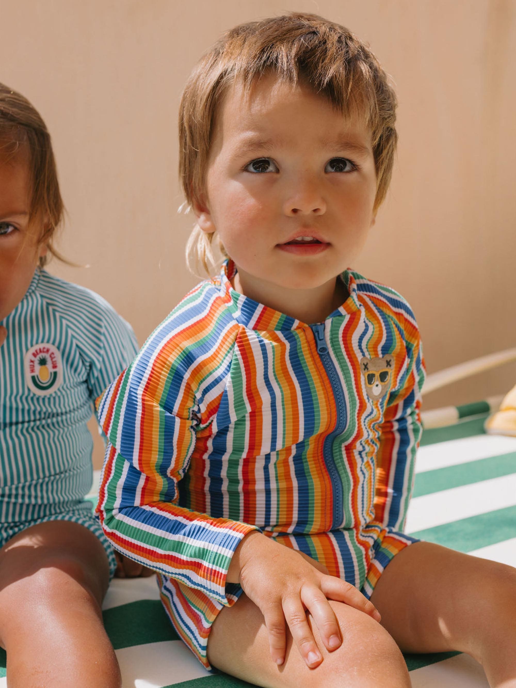Beach Hux Rainbow Ottoman Swimsuit SWIMWEAR Huxbaby Shopify