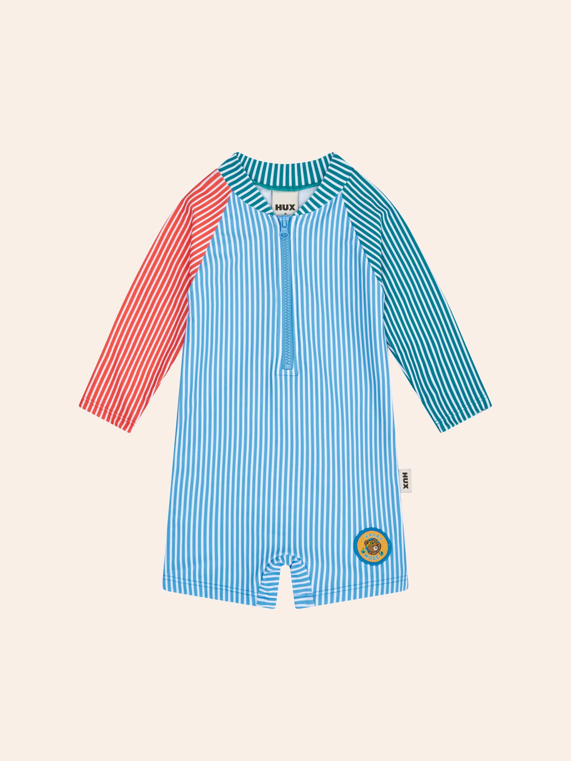Vacay Mode Multi Stripe Swimsuit SWIMWEAR Huxbaby Shopify