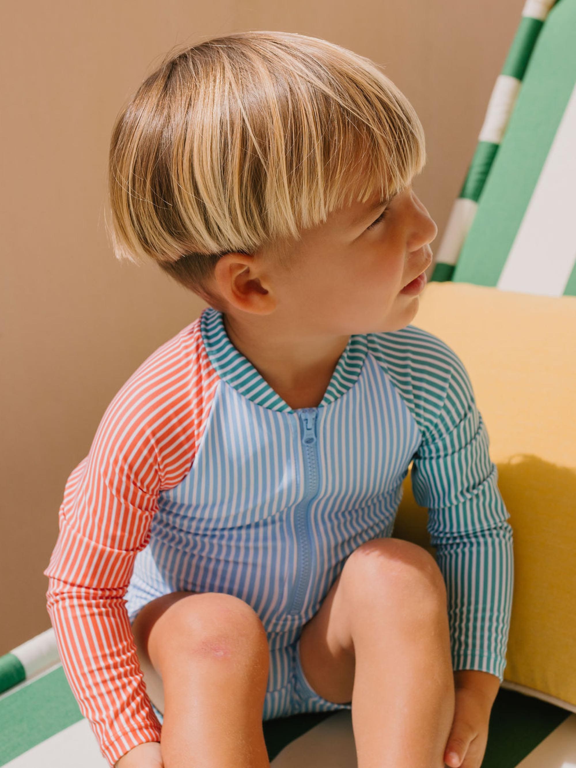 Vacay Mode Multi Stripe Swimsuit SWIMWEAR Huxbaby Shopify