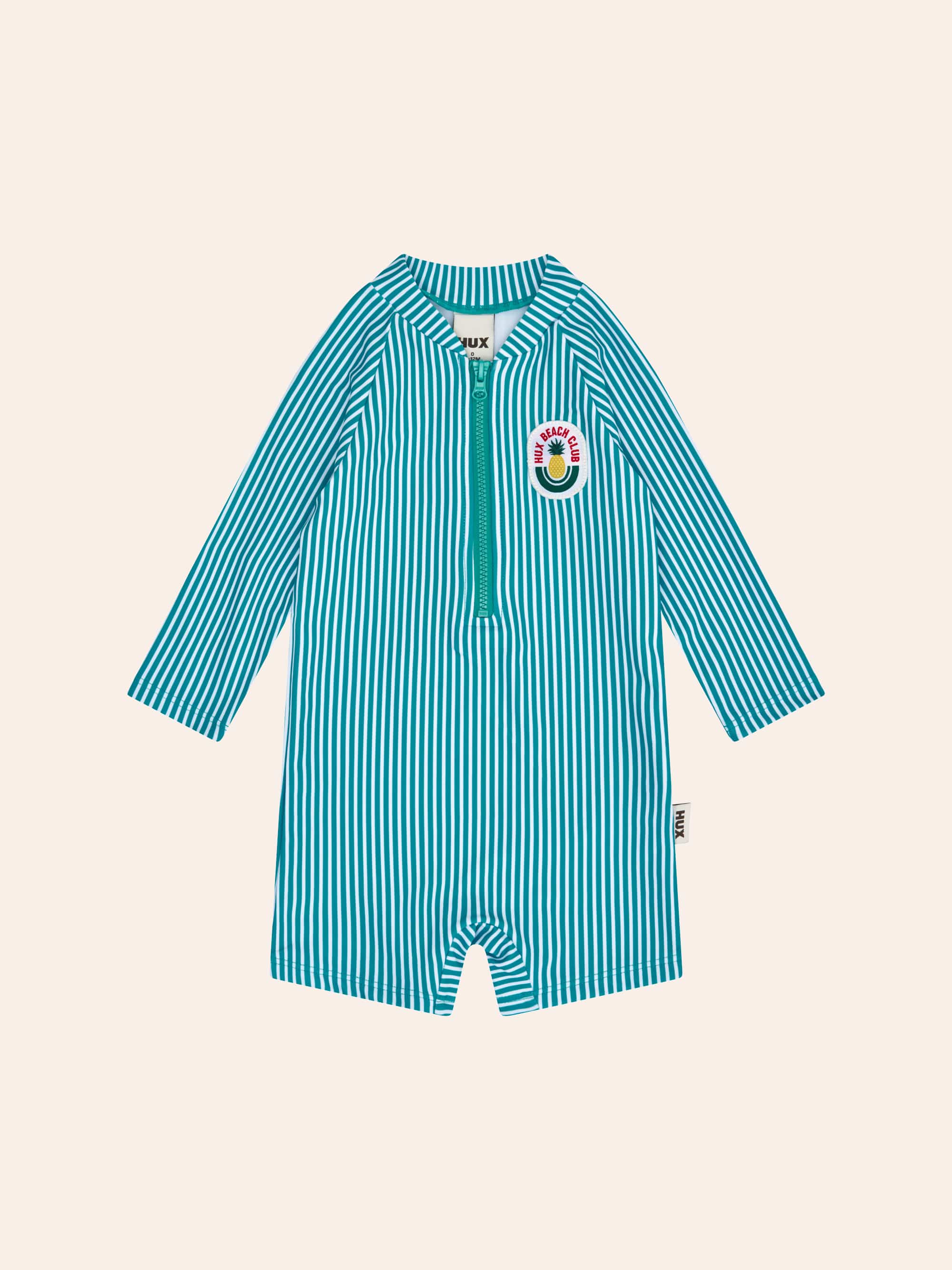 Beach Club Pineapple Stripe Swimsuit SWIMWEAR Huxbaby Shopify