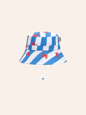 Crab Stripe Swimhat SWIMWEAR Huxbaby Shopify