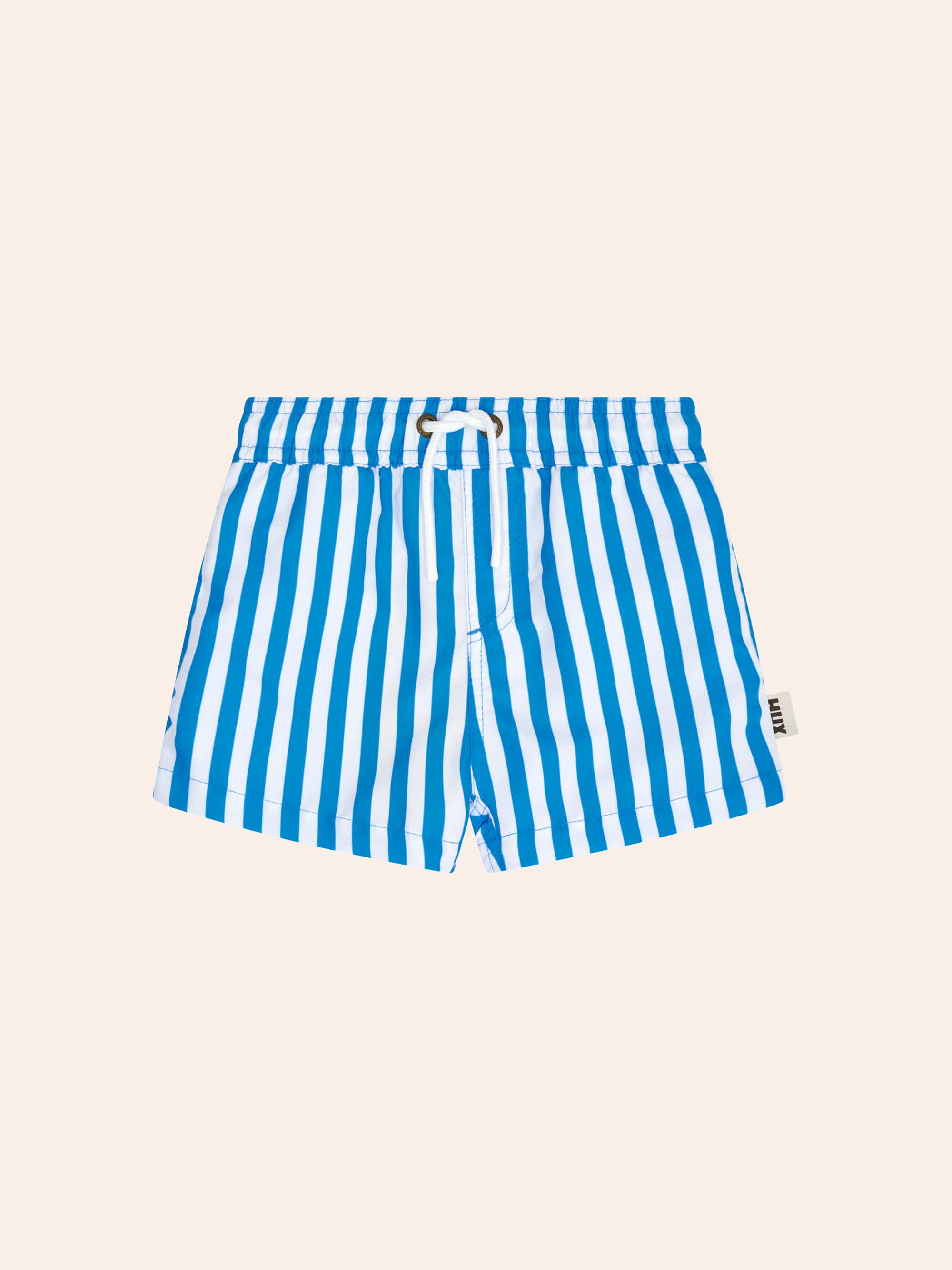 Aqua Stripe Boardshort SWIMWEAR Huxbaby Shopify