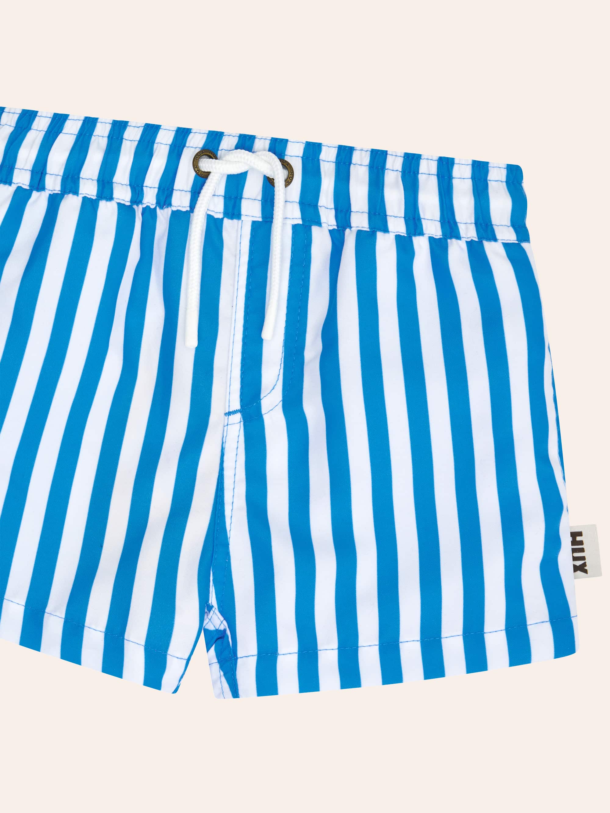 Aqua Stripe Boardshort SWIMWEAR Huxbaby Shopify