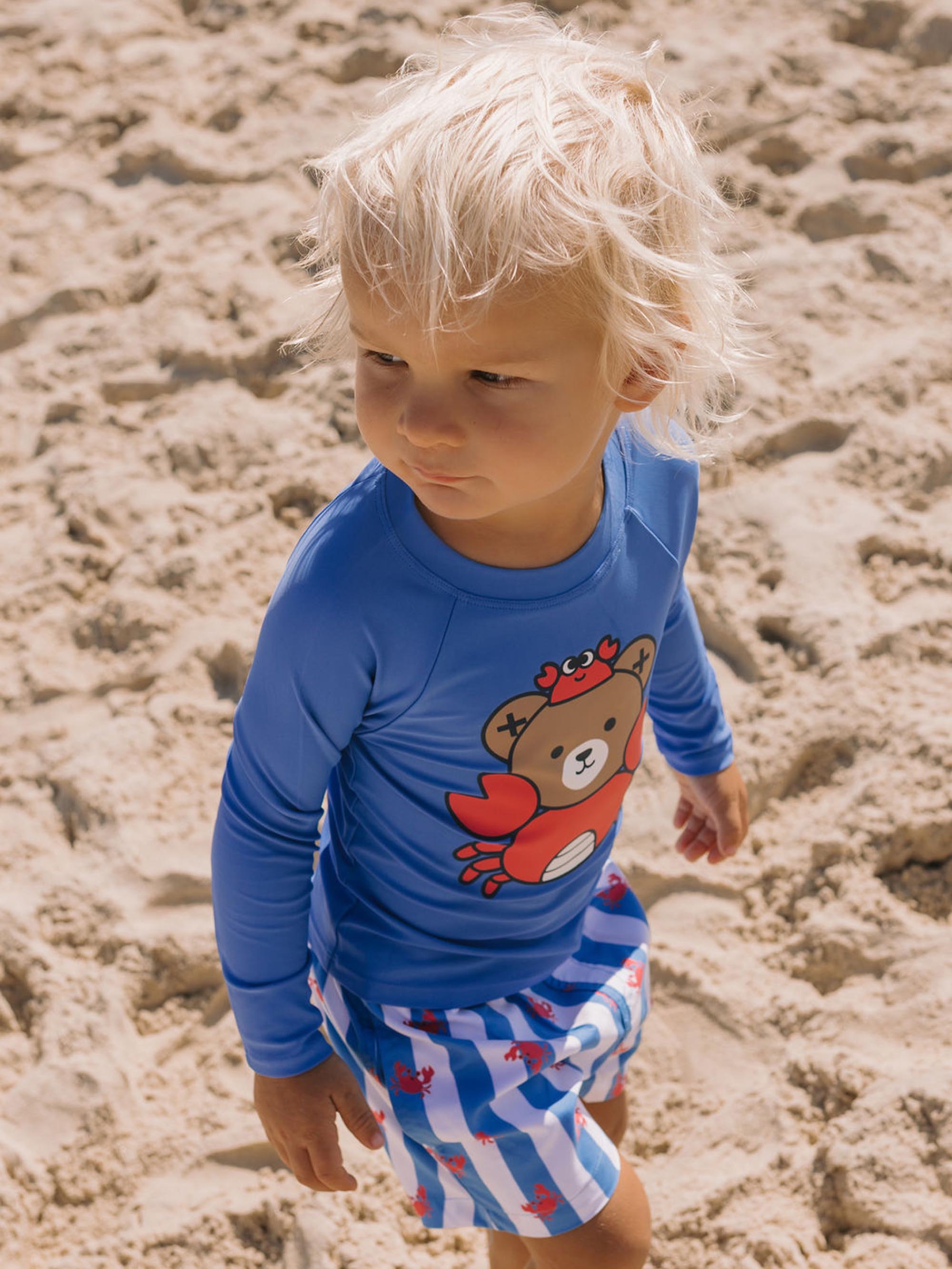 Crabby Hux Rashie SWIMWEAR Huxbaby Shopify