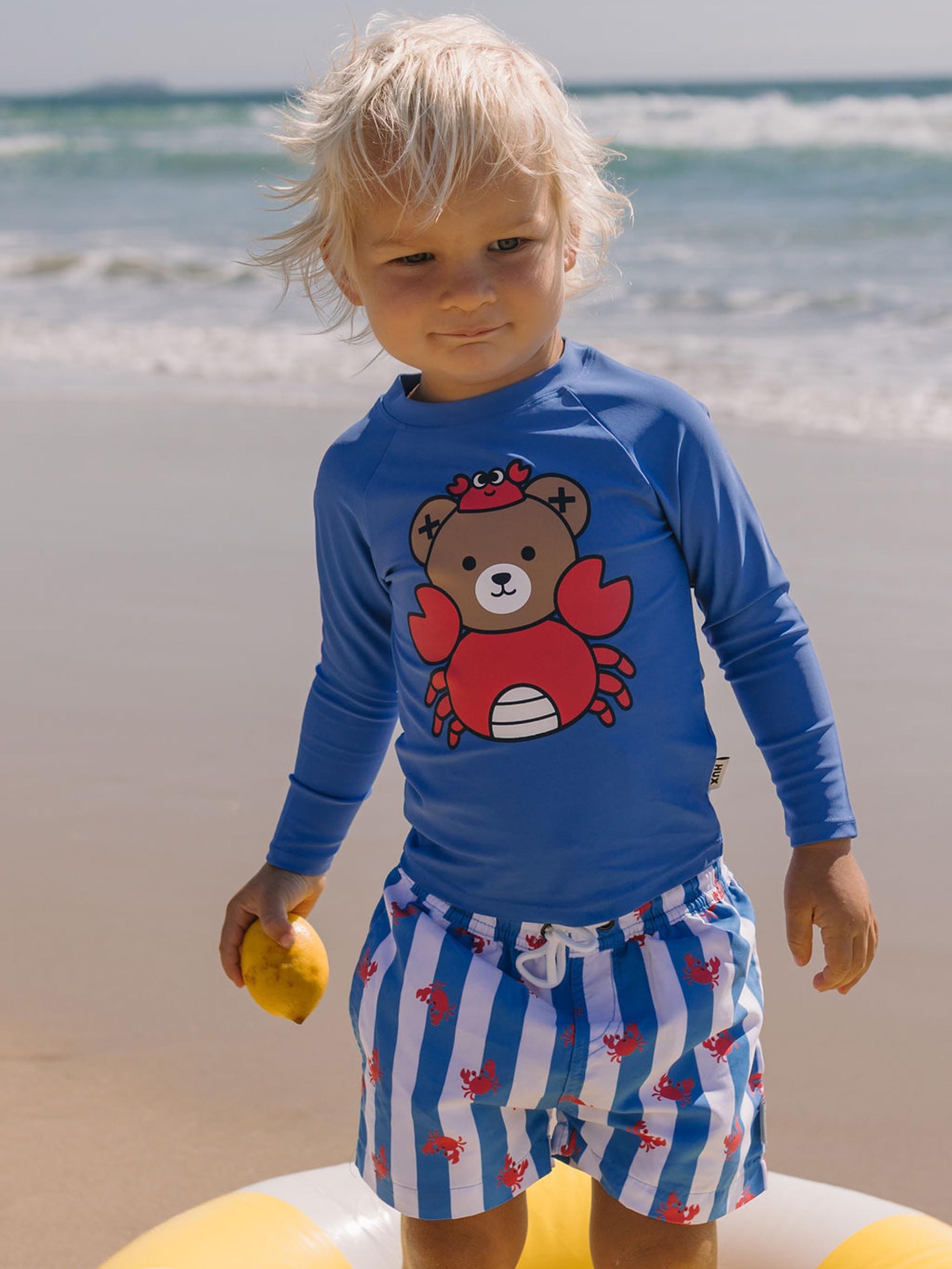 Crabby Hux Rashie SWIMWEAR Huxbaby Shopify