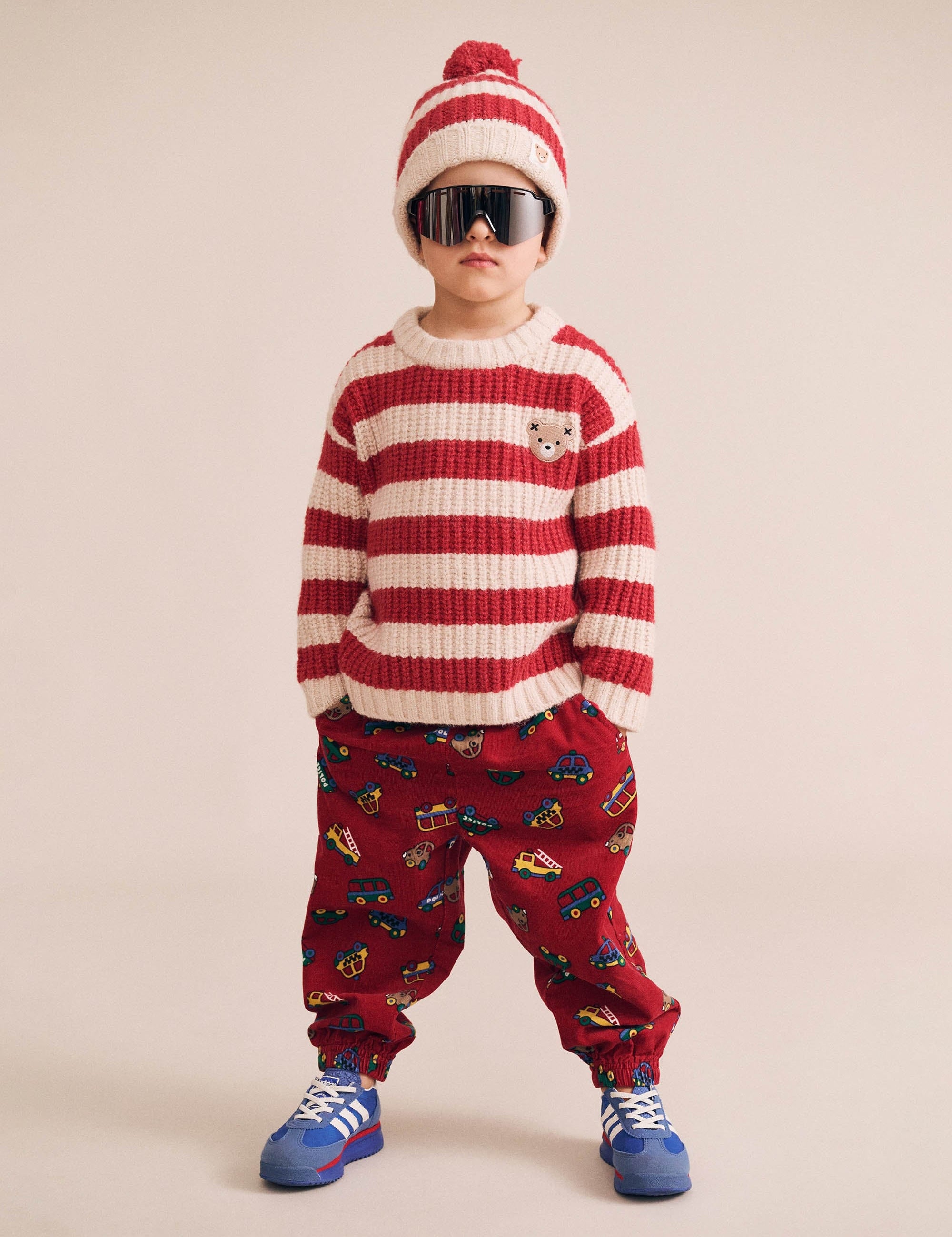 Classic Stripe Beanie ACCESSORIES Huxbaby