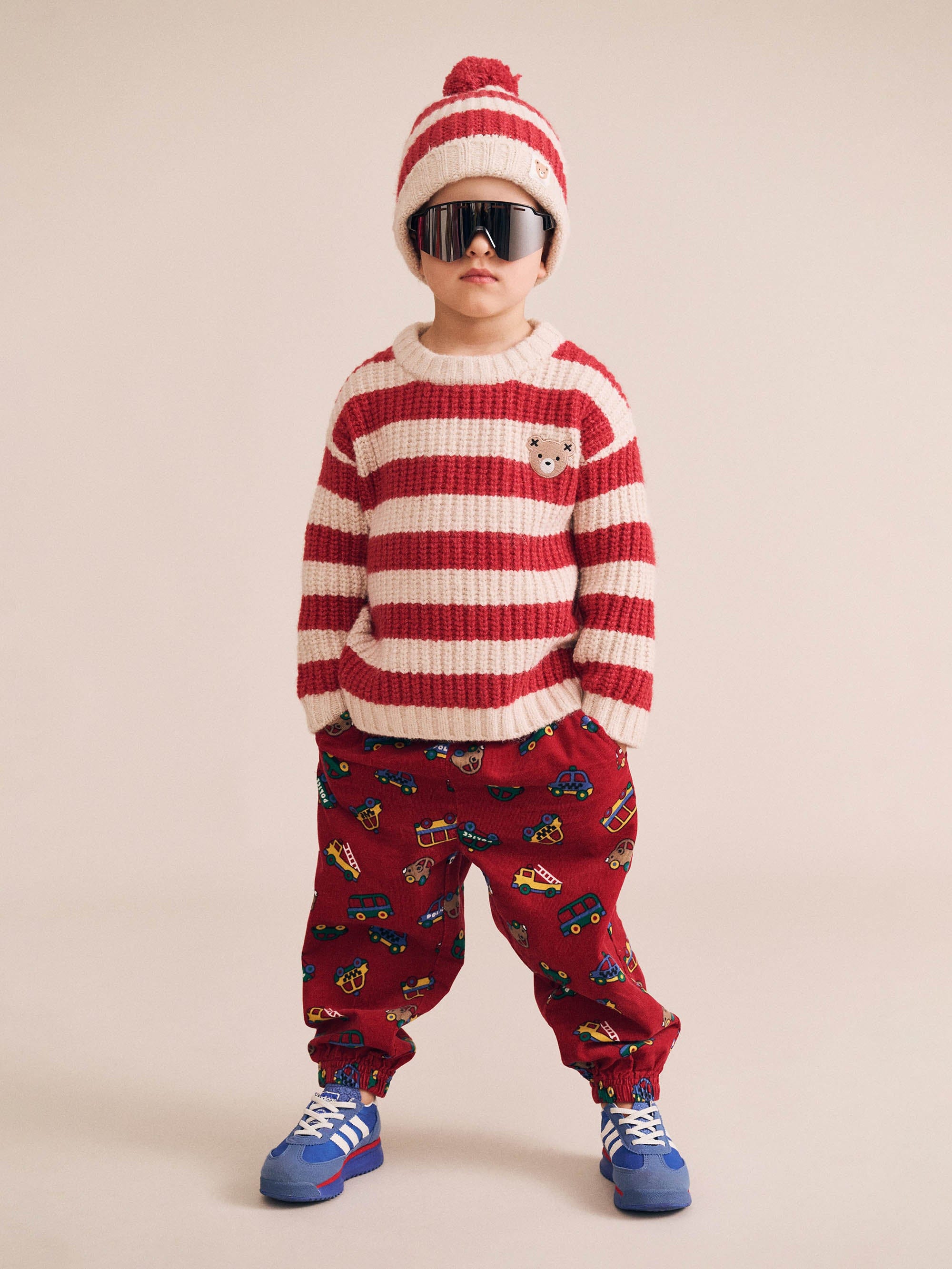 Classic Stripe Beanie ACCESSORIES Huxbaby