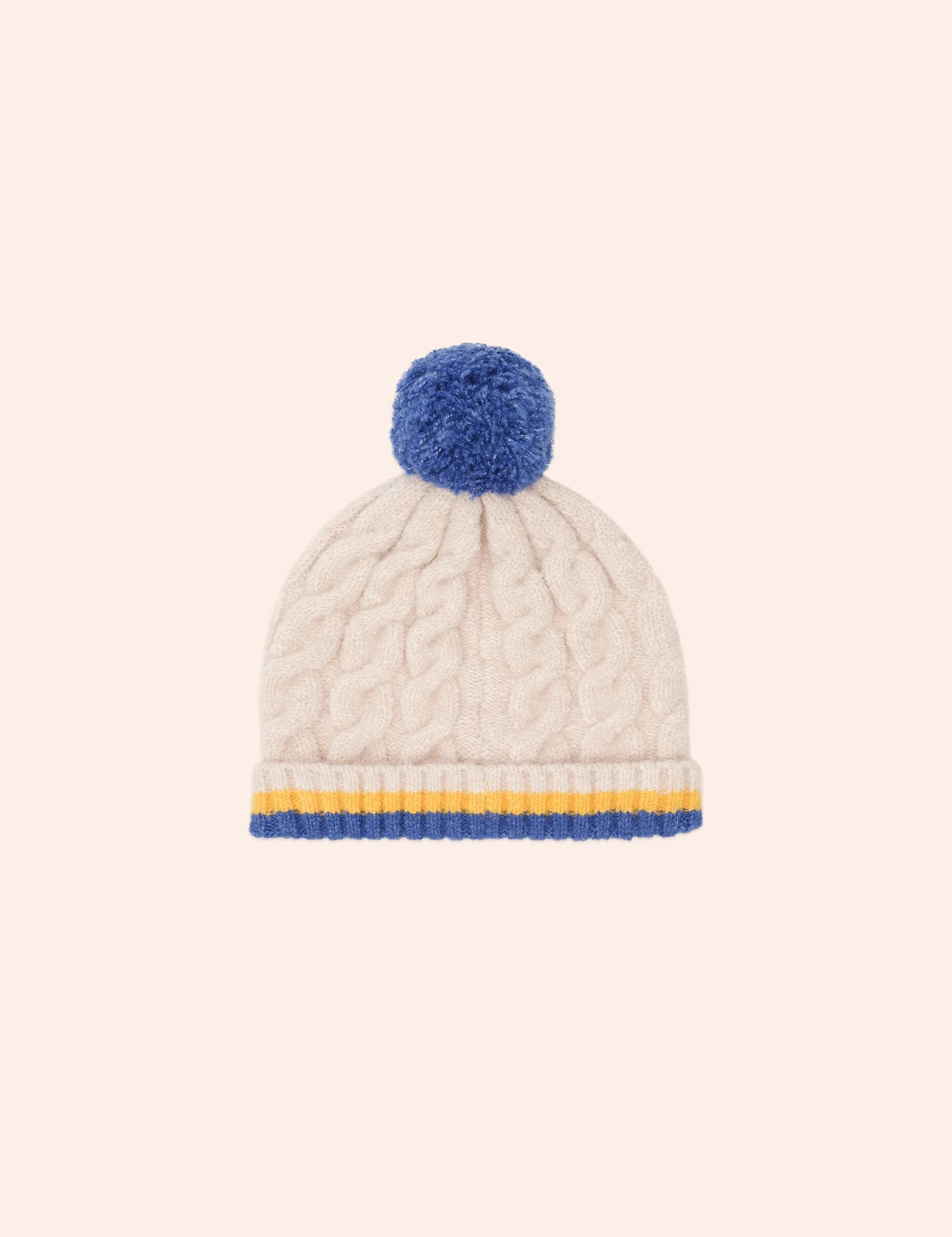 Cable Stripe Beanie ACCESSORIES Huxbaby