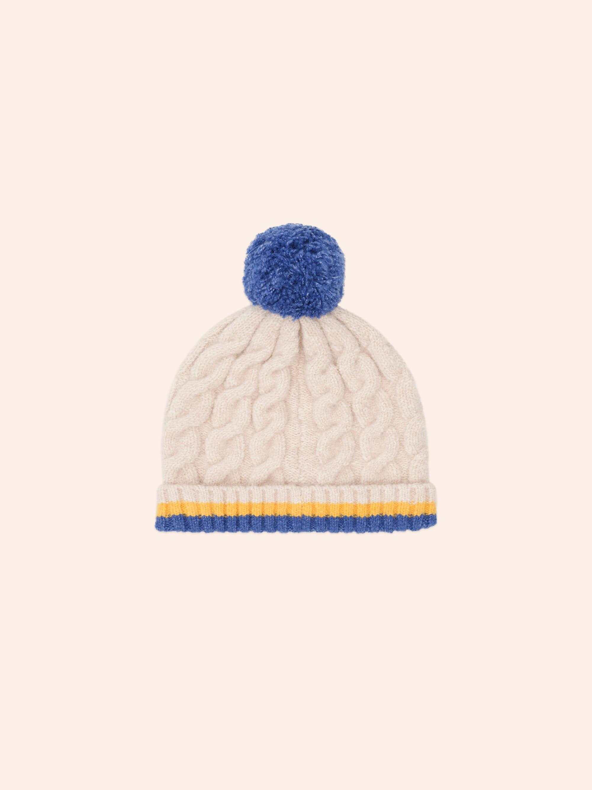 Cable Stripe Beanie ACCESSORIES Huxbaby