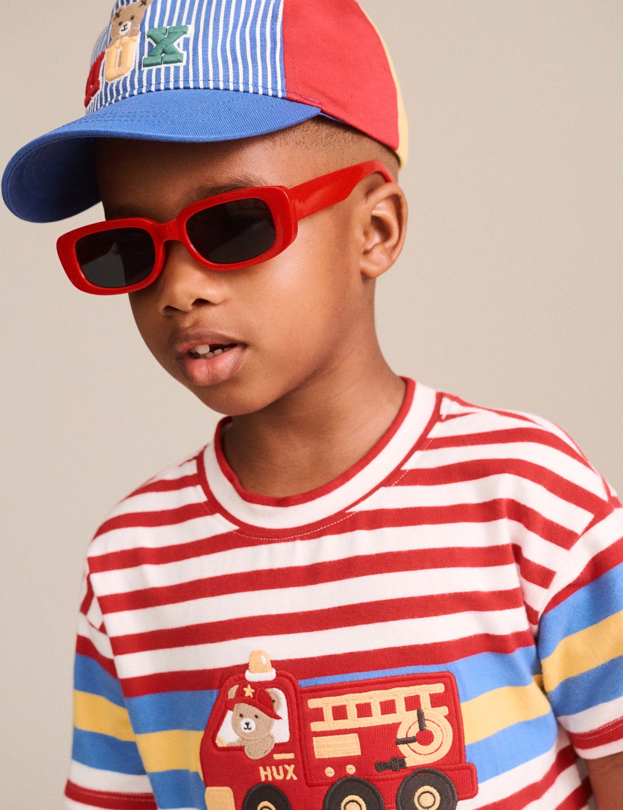 3D Hux Stripe Spliced Hat ACCESSORIES Huxbaby Shopify