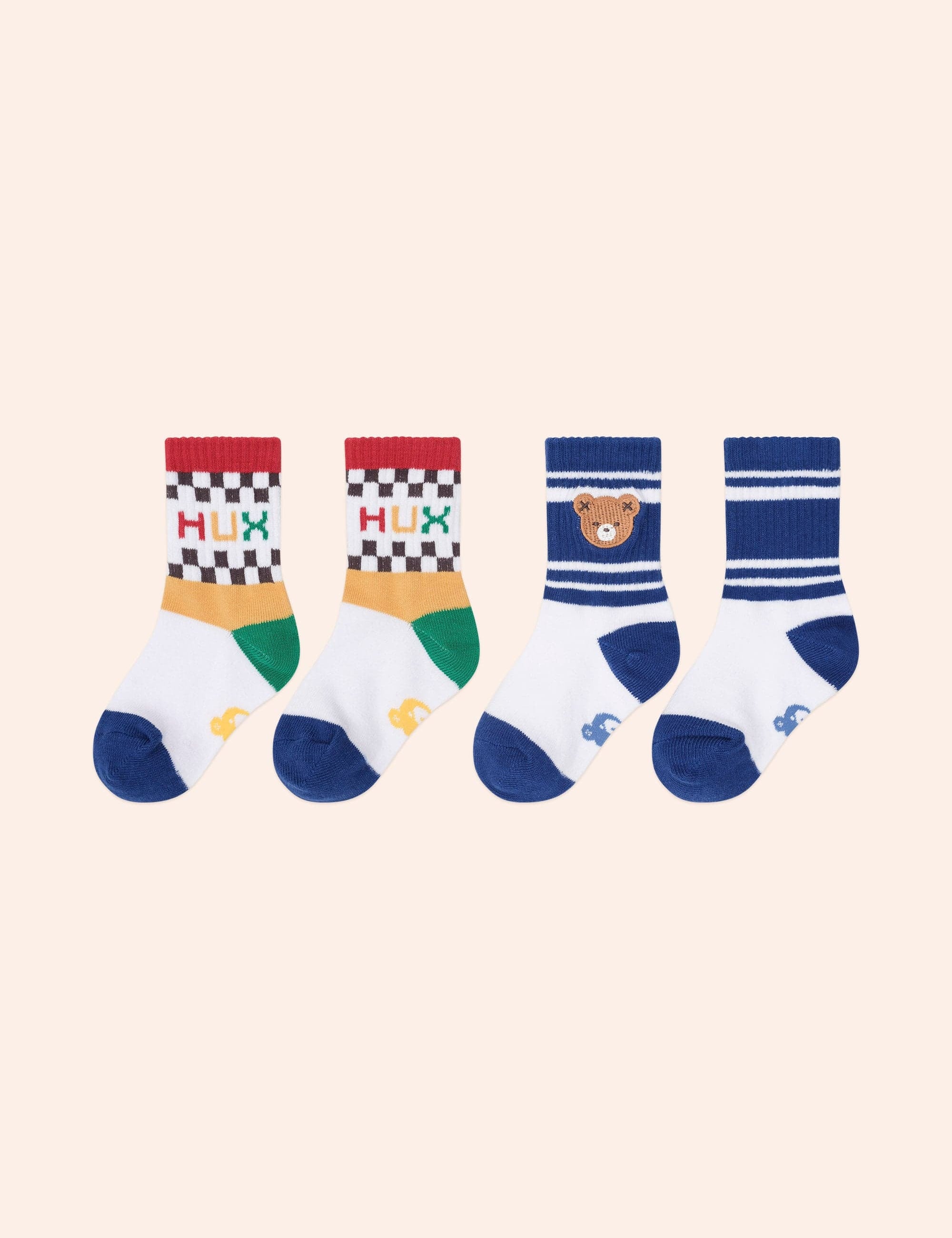 2Pk Hux Sport Sock ACCESSORIES Huxbaby