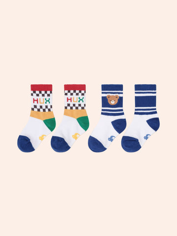 2Pk Hux Sport Sock ACCESSORIES Huxbaby