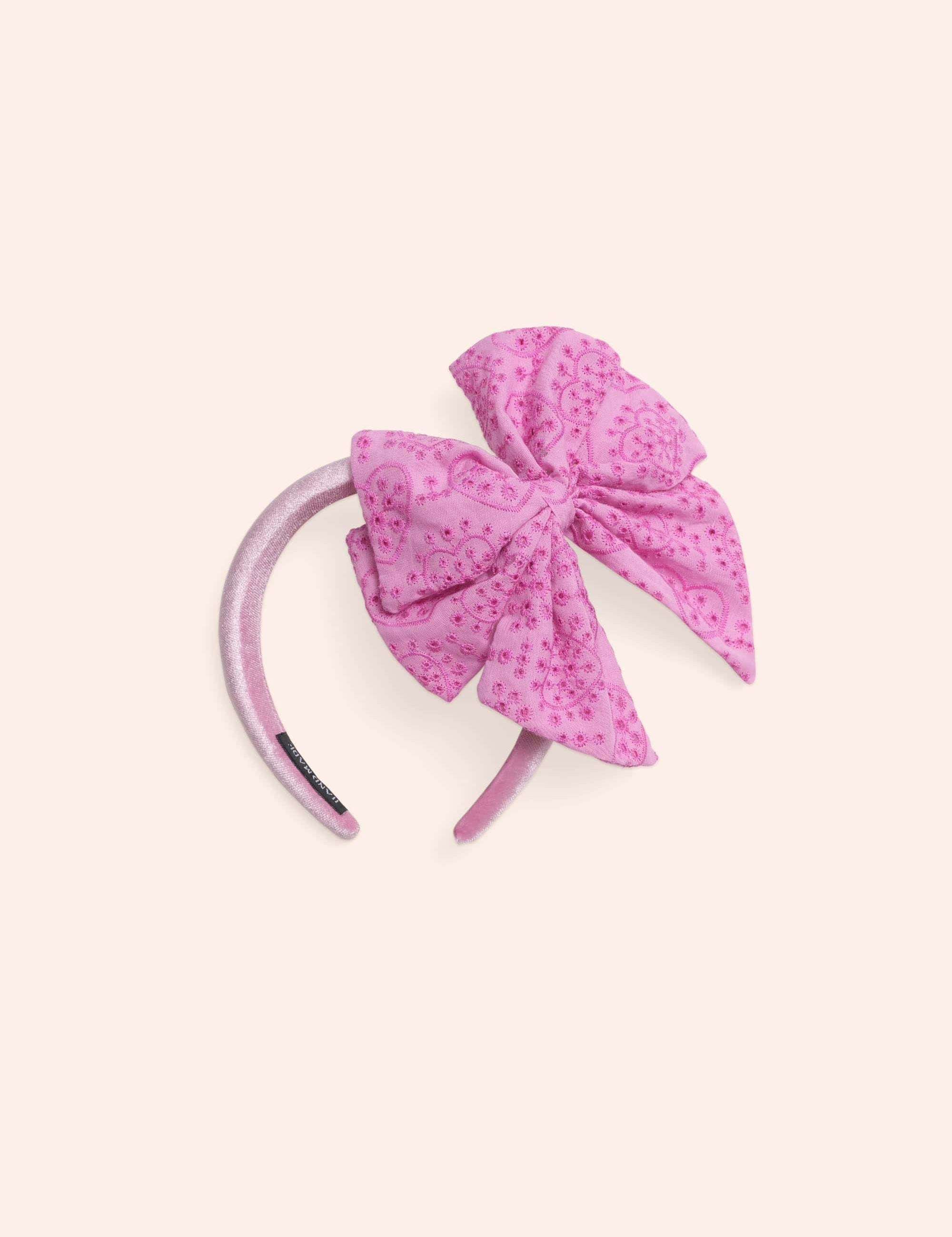 Pussybow Broderie Headband ACCESSORIES Huxbaby