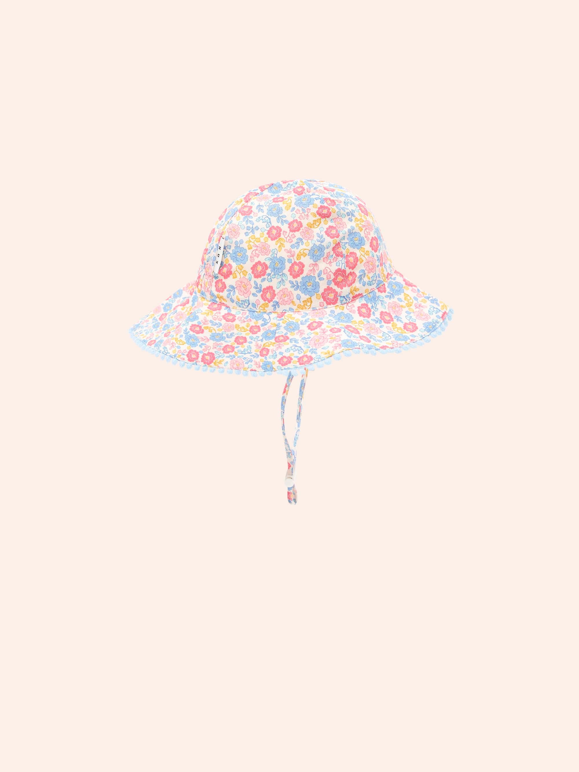 Vintage Floral Sunhat ACCESSORIES Huxbaby Shopify