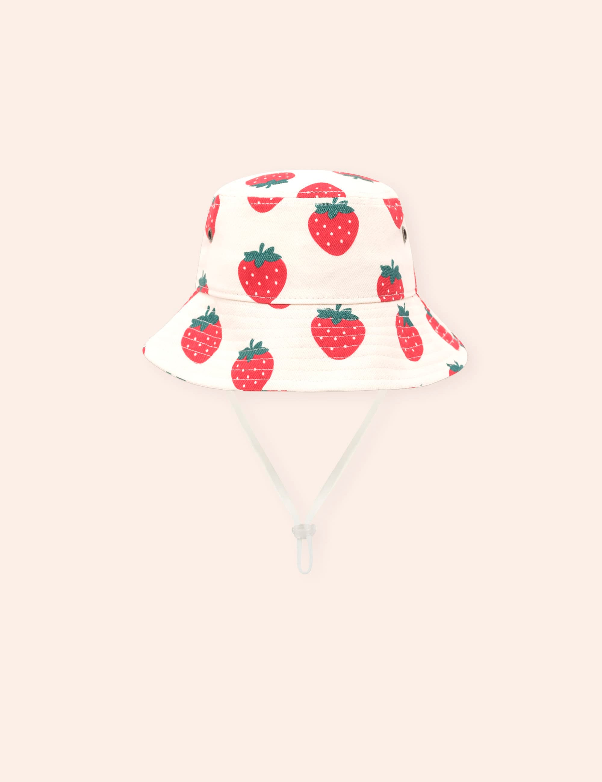 Strawberry Bucket Hat ACCESSORIES Huxbaby Shopify