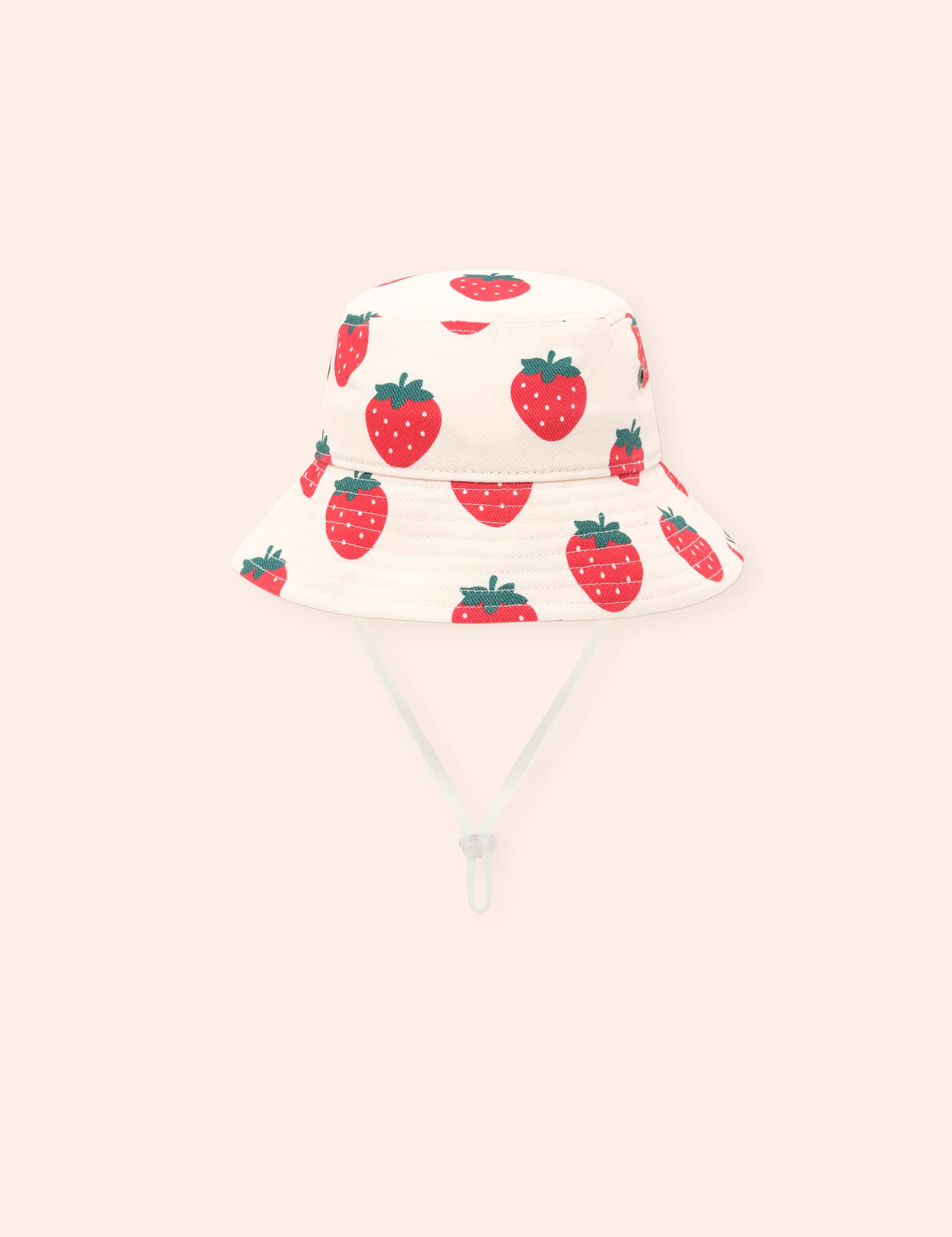 Strawberry Bucket Hat ACCESSORIES Huxbaby Shopify