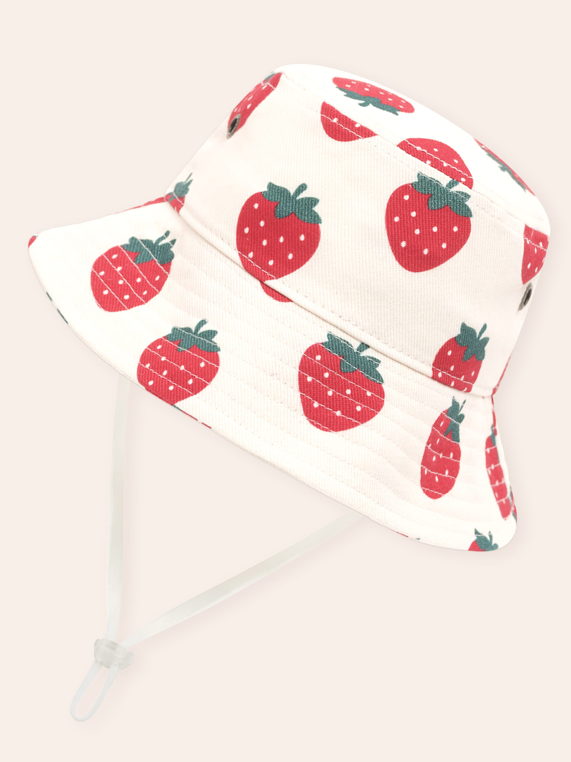 Strawberry Bucket Hat ACCESSORIES Huxbaby Shopify