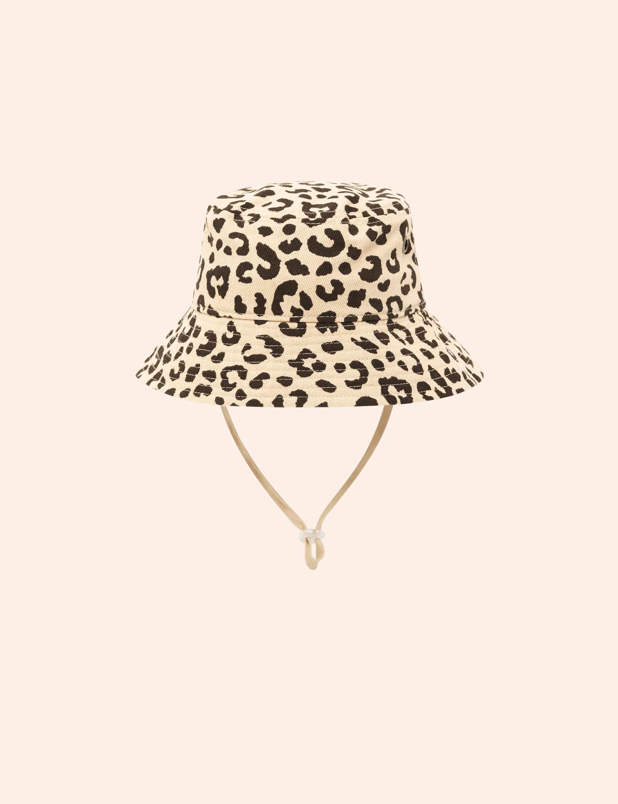 Leopard Cherry Bucket Hat ACCESSORIES Huxbaby Shopify