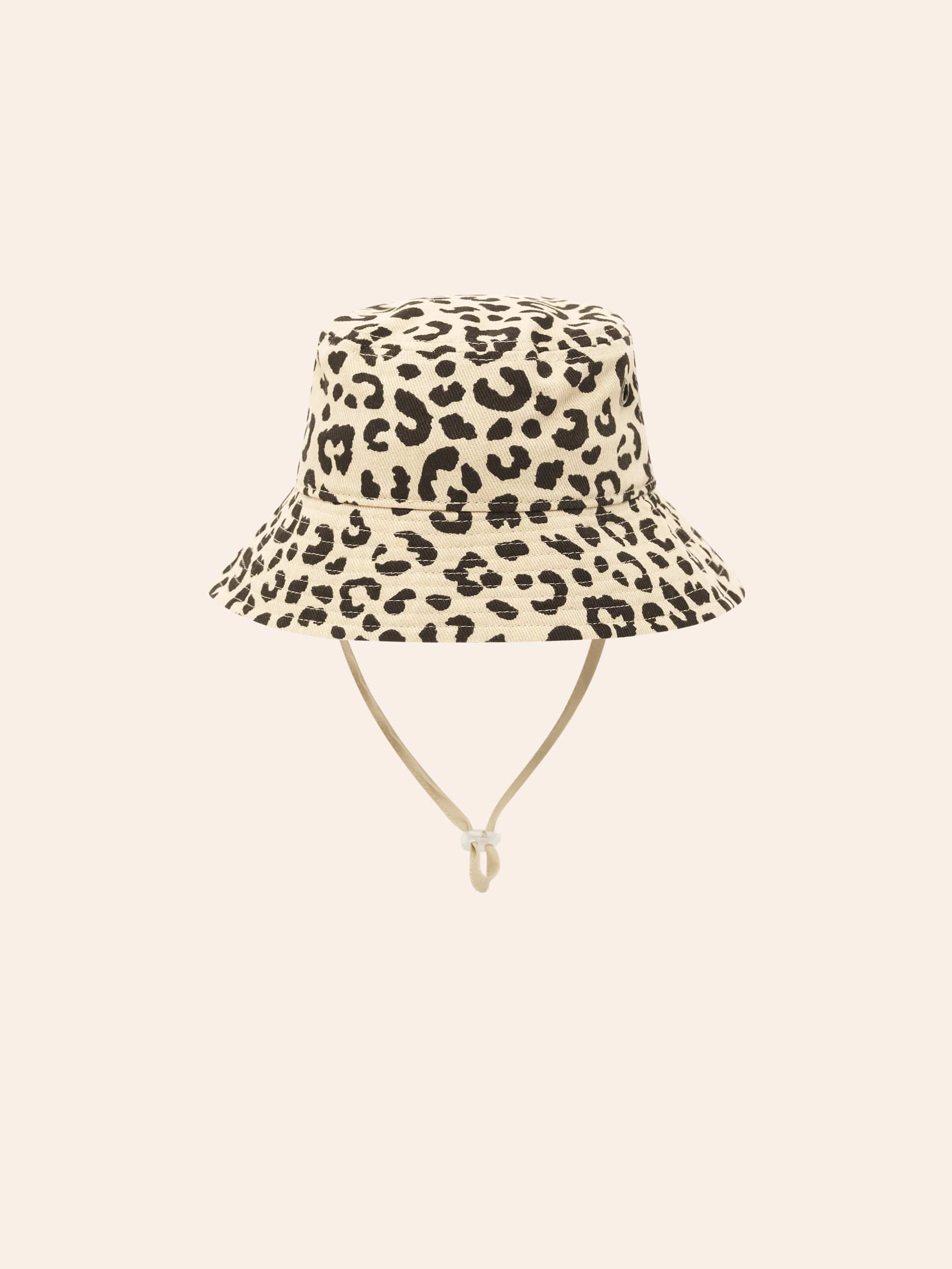 Leopard Cherry Bucket Hat ACCESSORIES Huxbaby Shopify