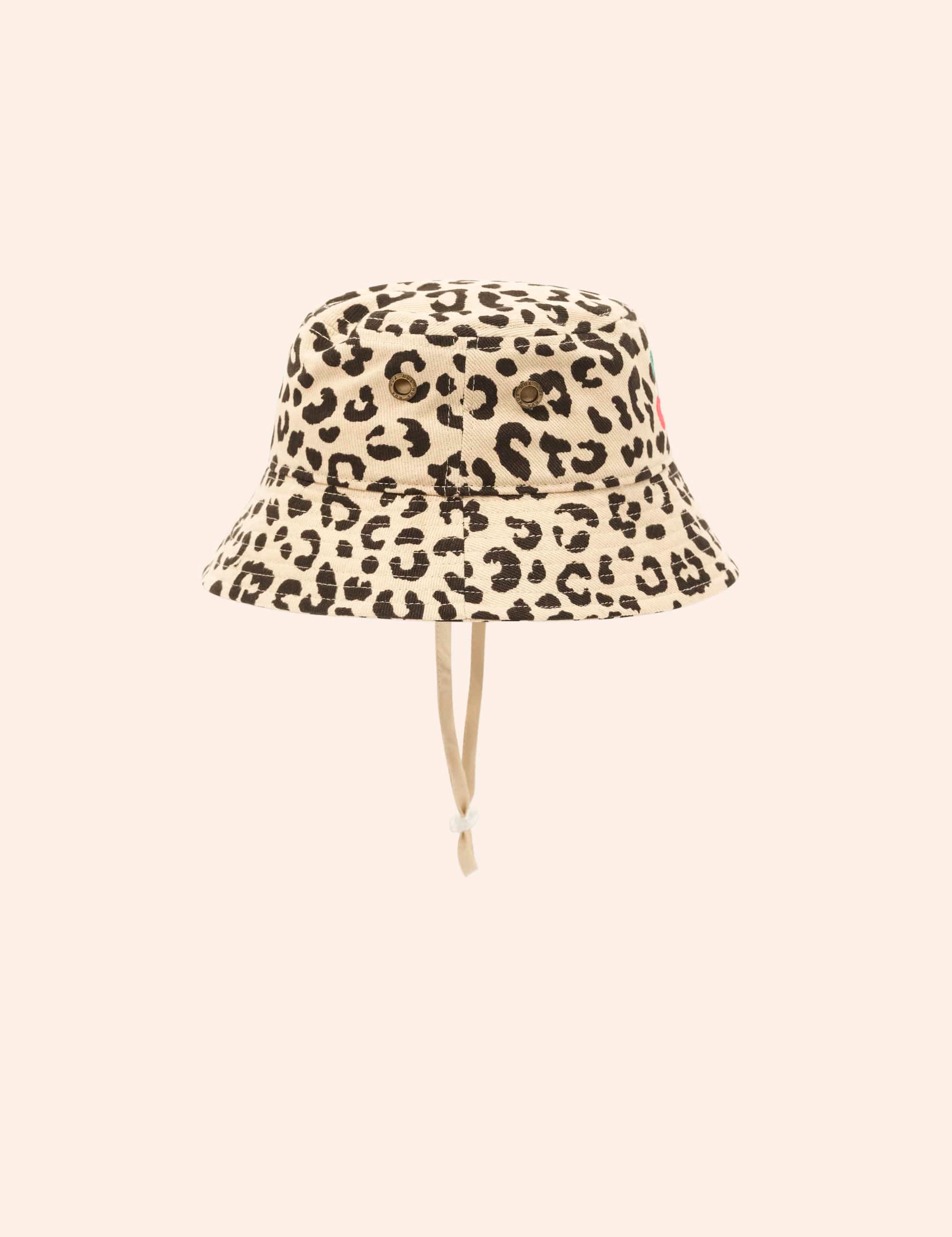 Leopard Cherry Bucket Hat ACCESSORIES Huxbaby Shopify