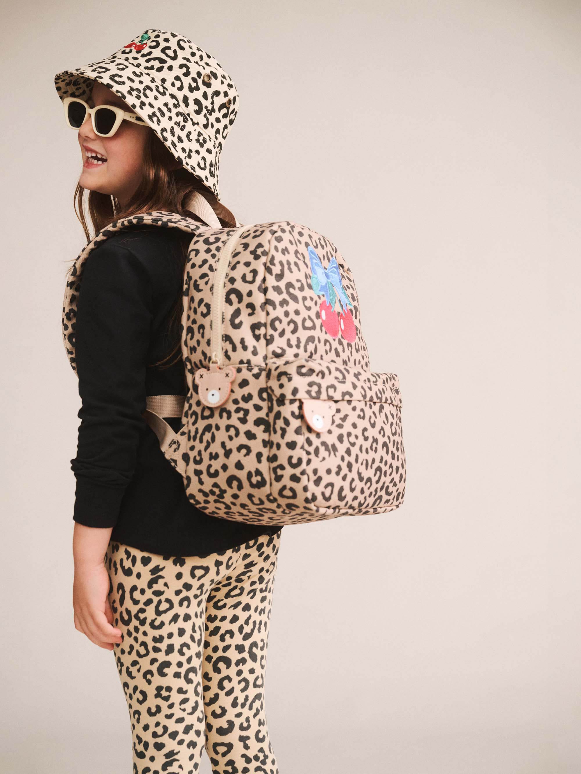 Leopard Cherry Bucket Hat ACCESSORIES Huxbaby Shopify