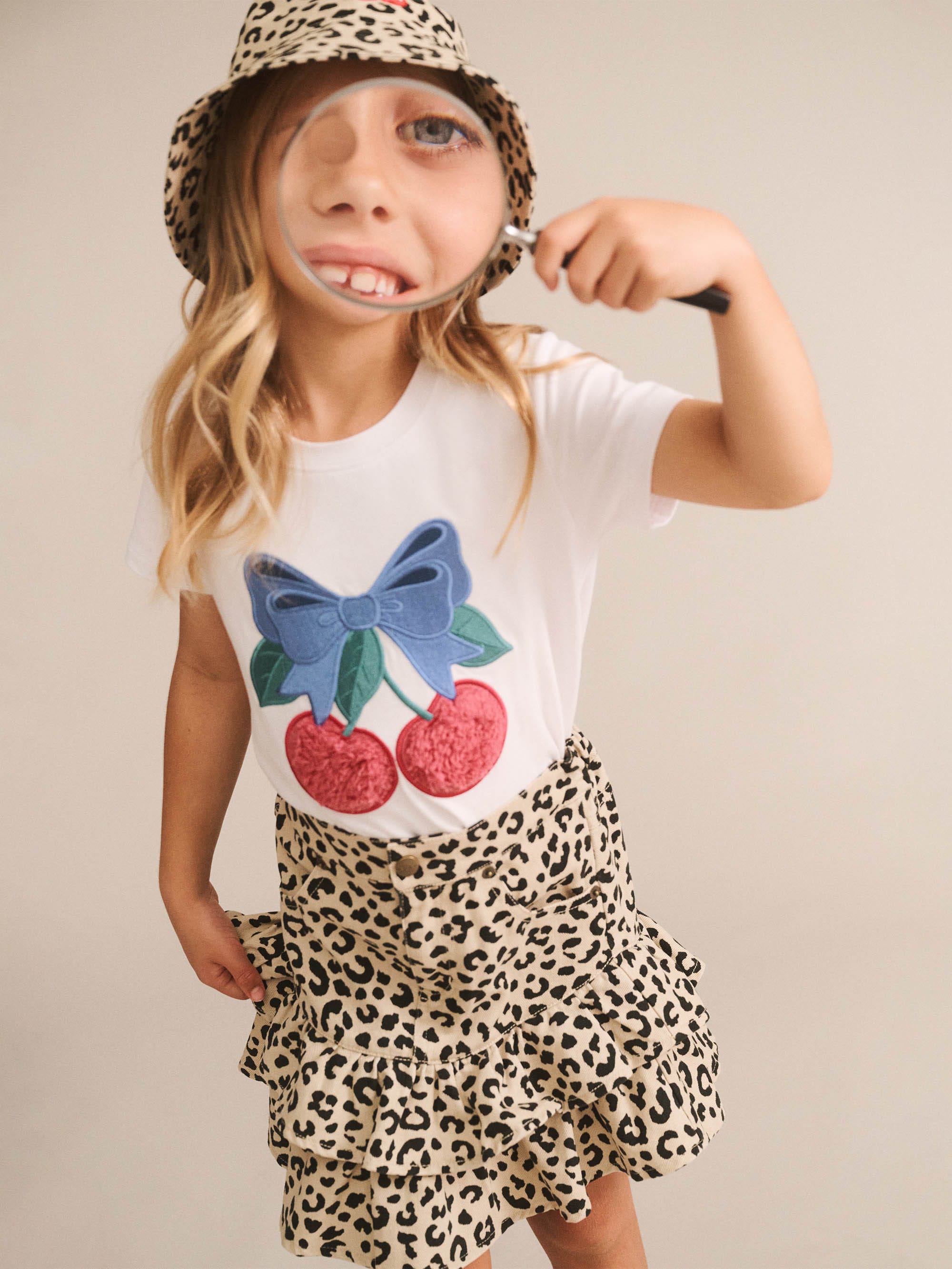 Leopard Cherry Bucket Hat ACCESSORIES Huxbaby Shopify