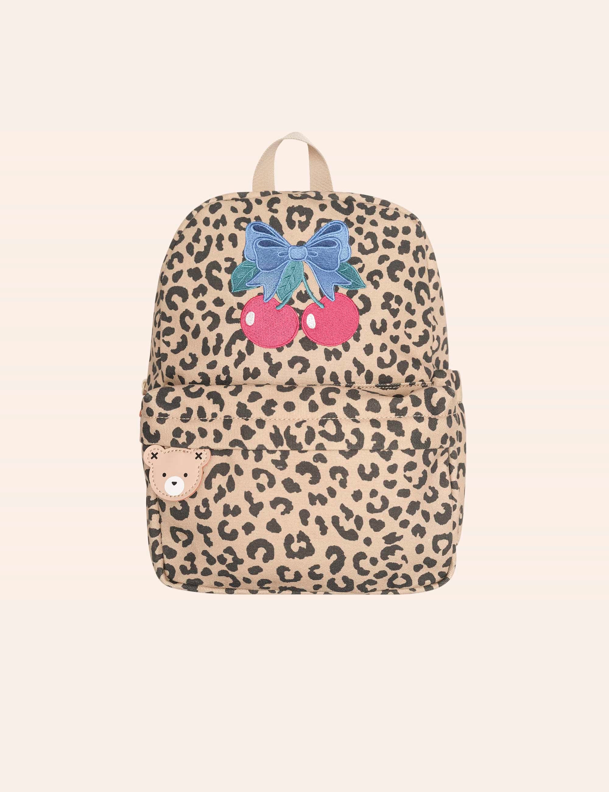 Leopard Cherry Backpack ACCESSORIES Huxbaby Shopify