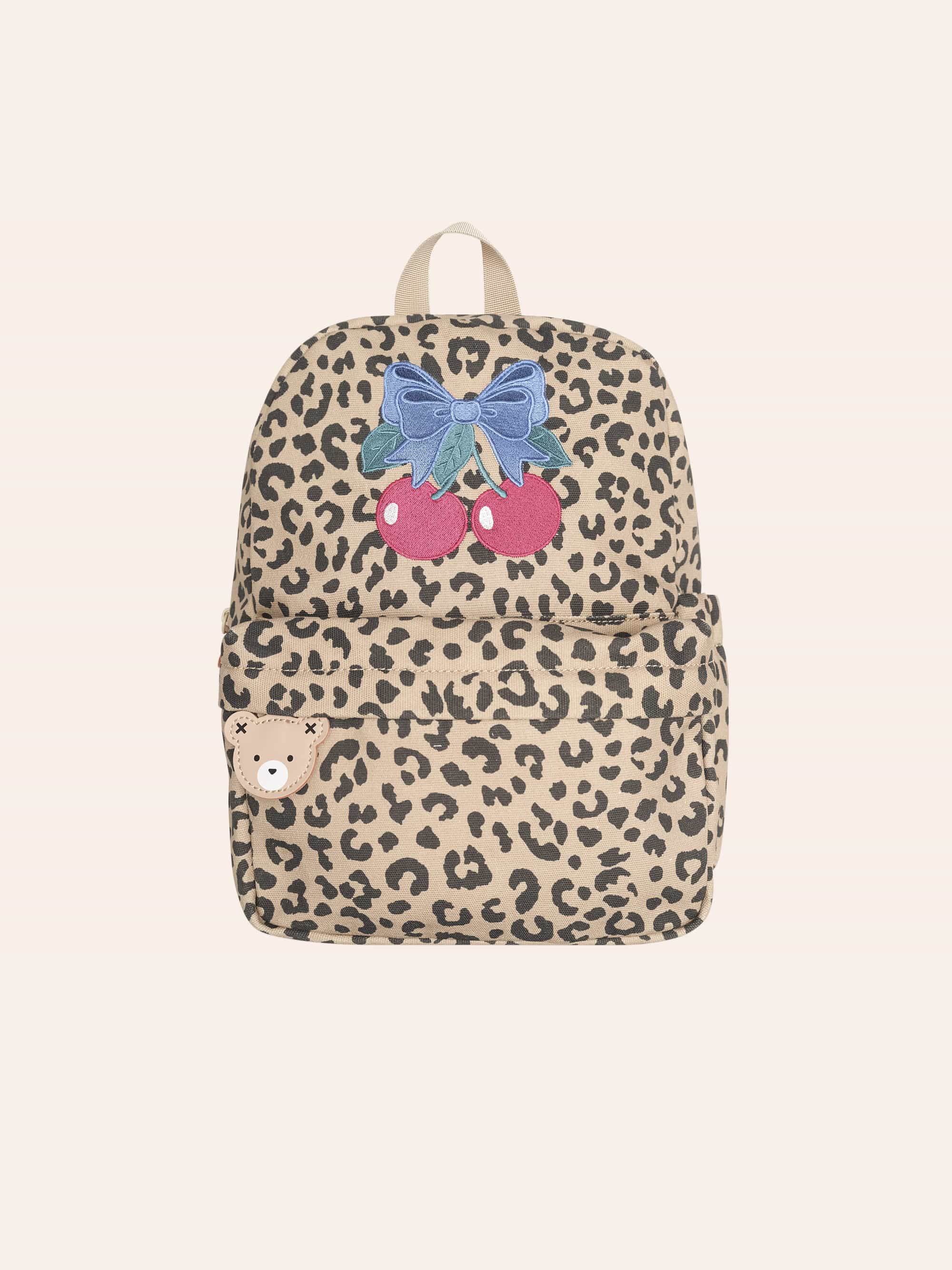 Leopard Cherry Backpack ACCESSORIES Huxbaby Shopify