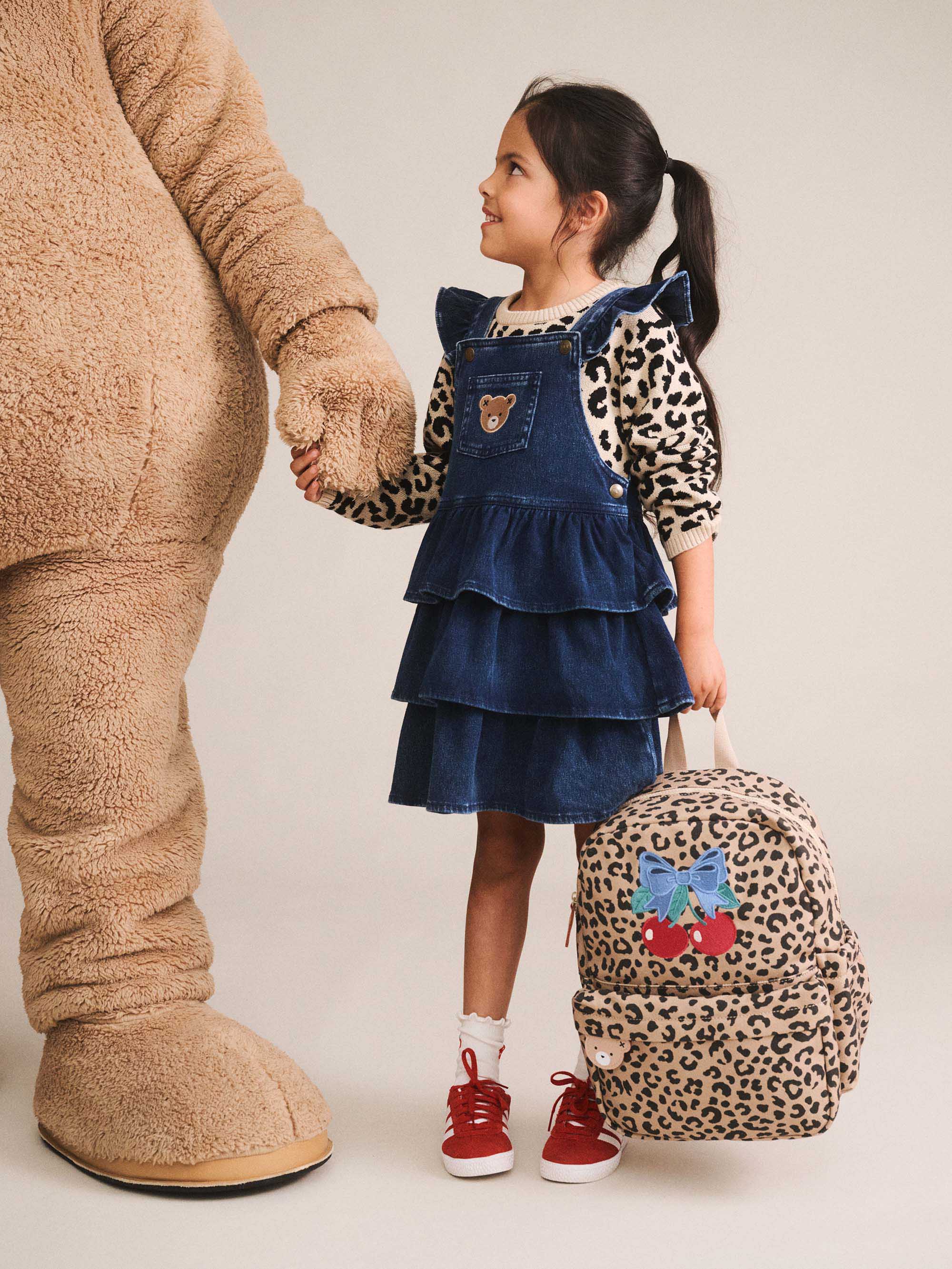 Leopard Cherry Backpack ACCESSORIES Huxbaby Shopify