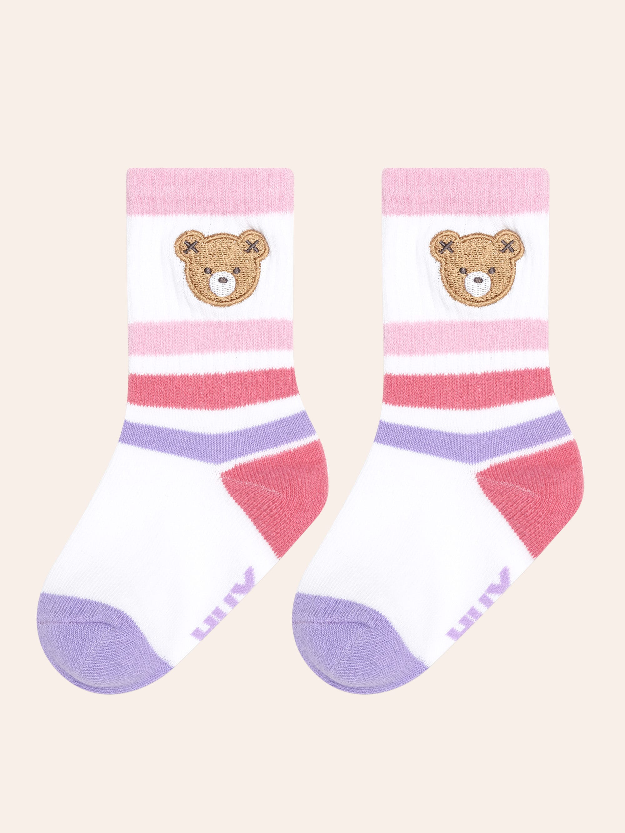 3Pk Girls Sports Socks ACCESSORIES Huxbaby Shopify