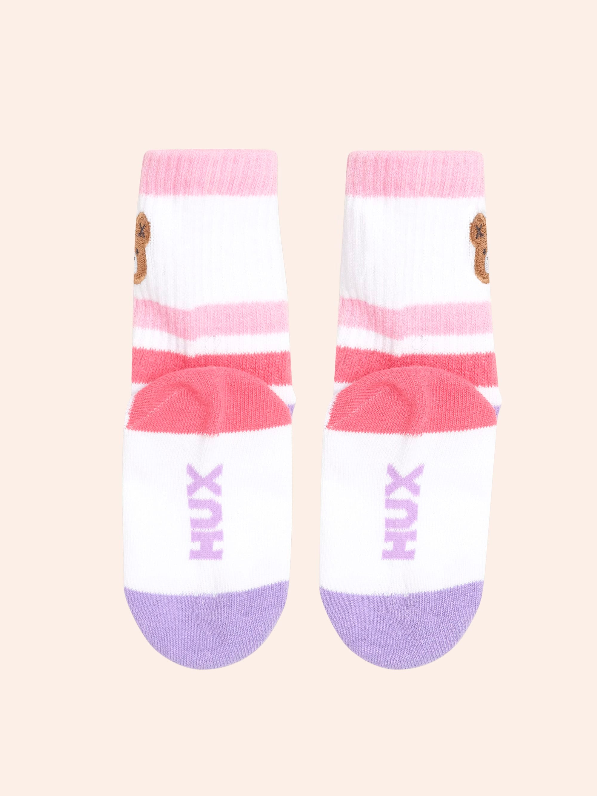 3Pk Girls Sports Socks ACCESSORIES Huxbaby Shopify