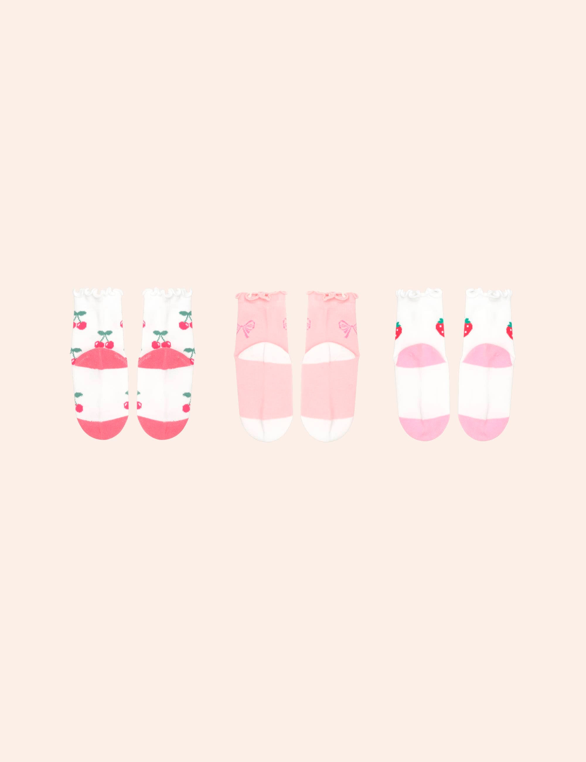 3Pk Girls Frill Socks ACCESSORIES Huxbaby Shopify